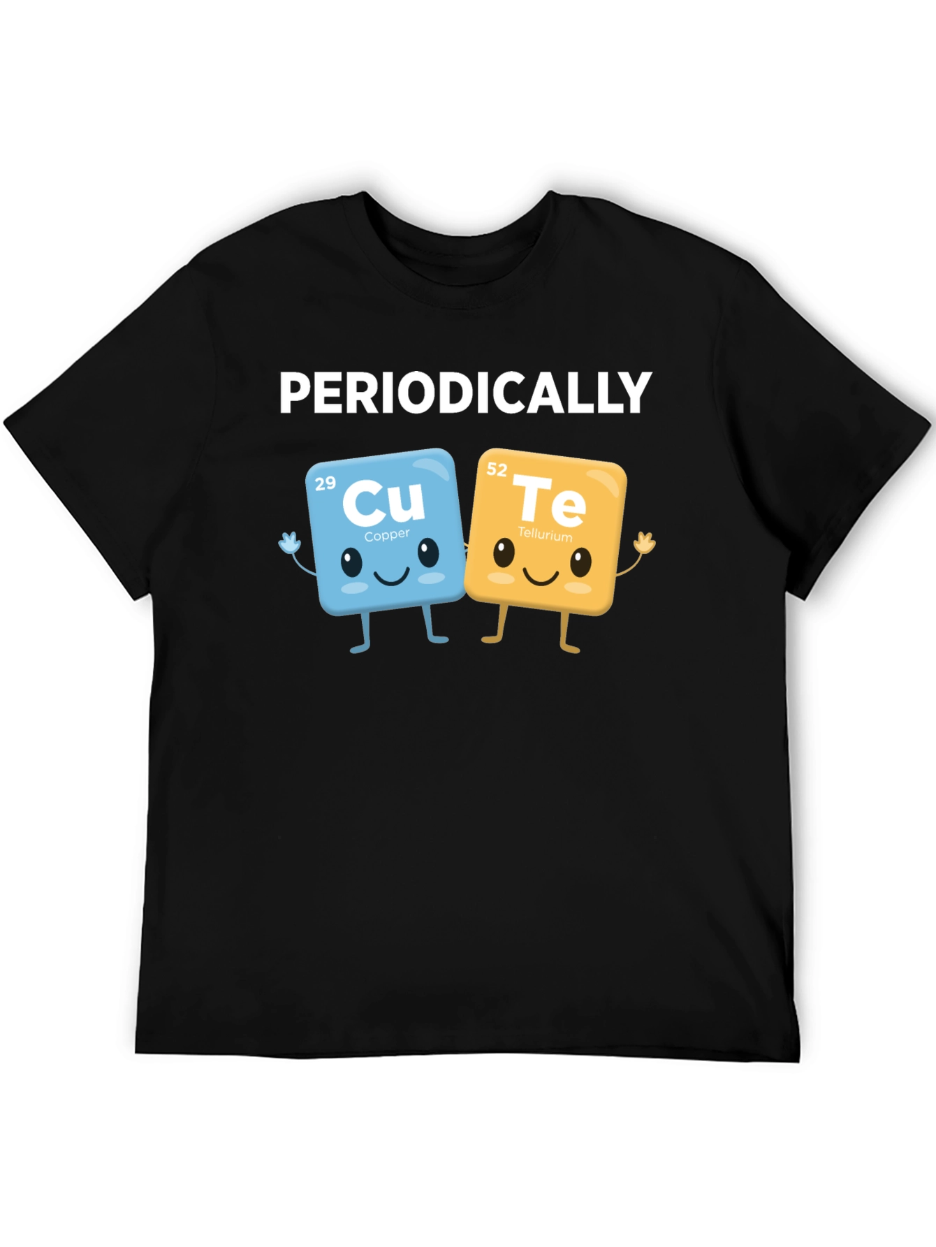 Funny Chemistry T-Shirt - Periodically Copper & Tellurium Tee
