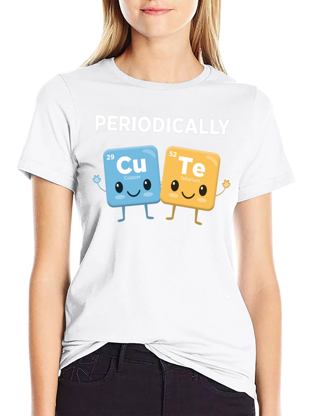 Funny Chemistry T-Shirt - Periodically Copper & Tellurium Tee