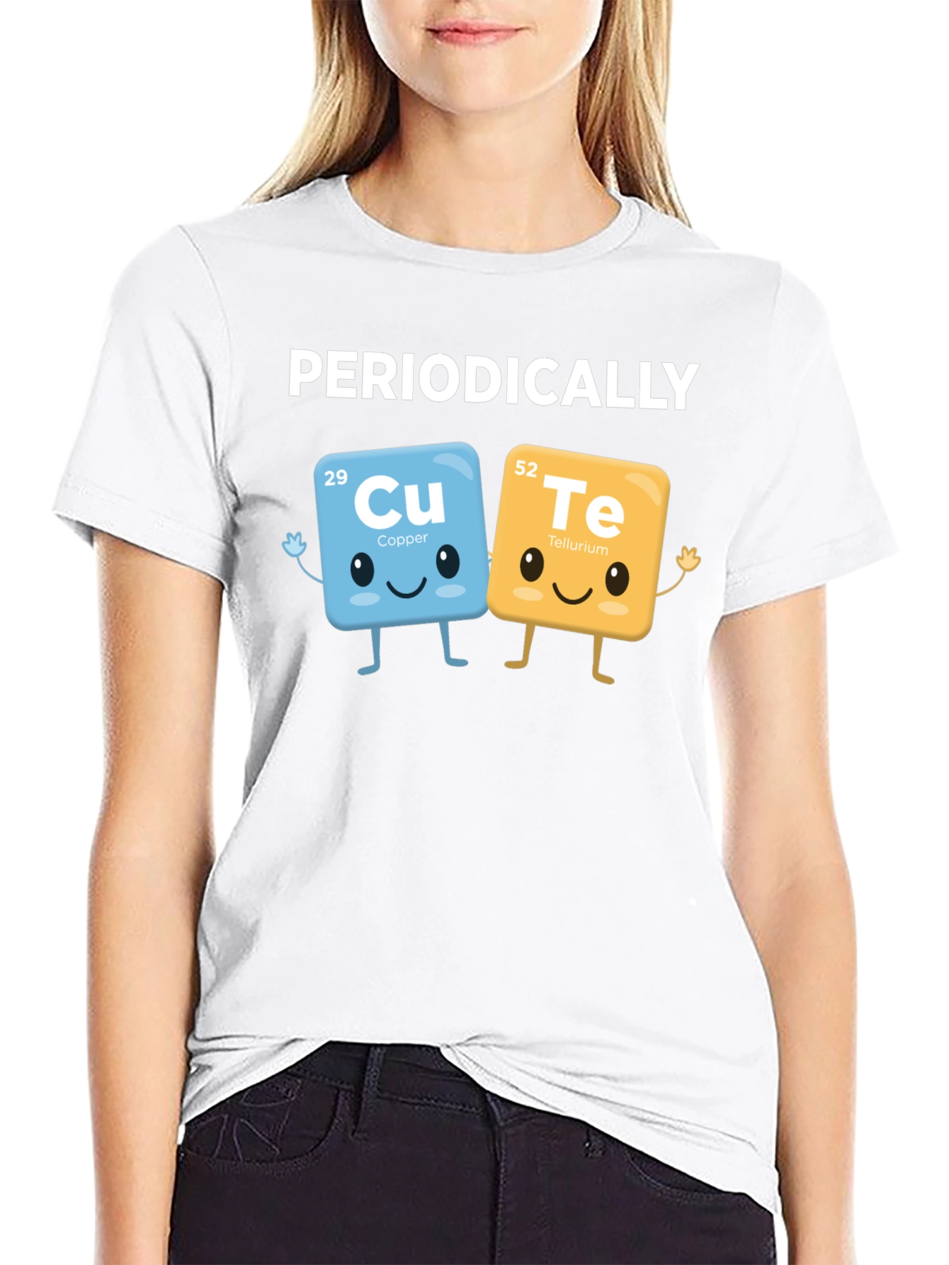 Funny Chemistry T-Shirt - Periodically Copper & Tellurium Tee
