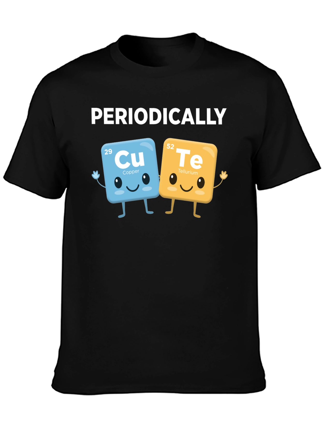 Funny Chemistry T-Shirt - Periodically Copper & Tellurium Tee