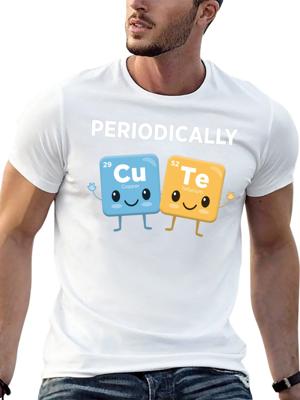 Funny Chemistry T-Shirt - Periodically Copper & Tellurium Tee