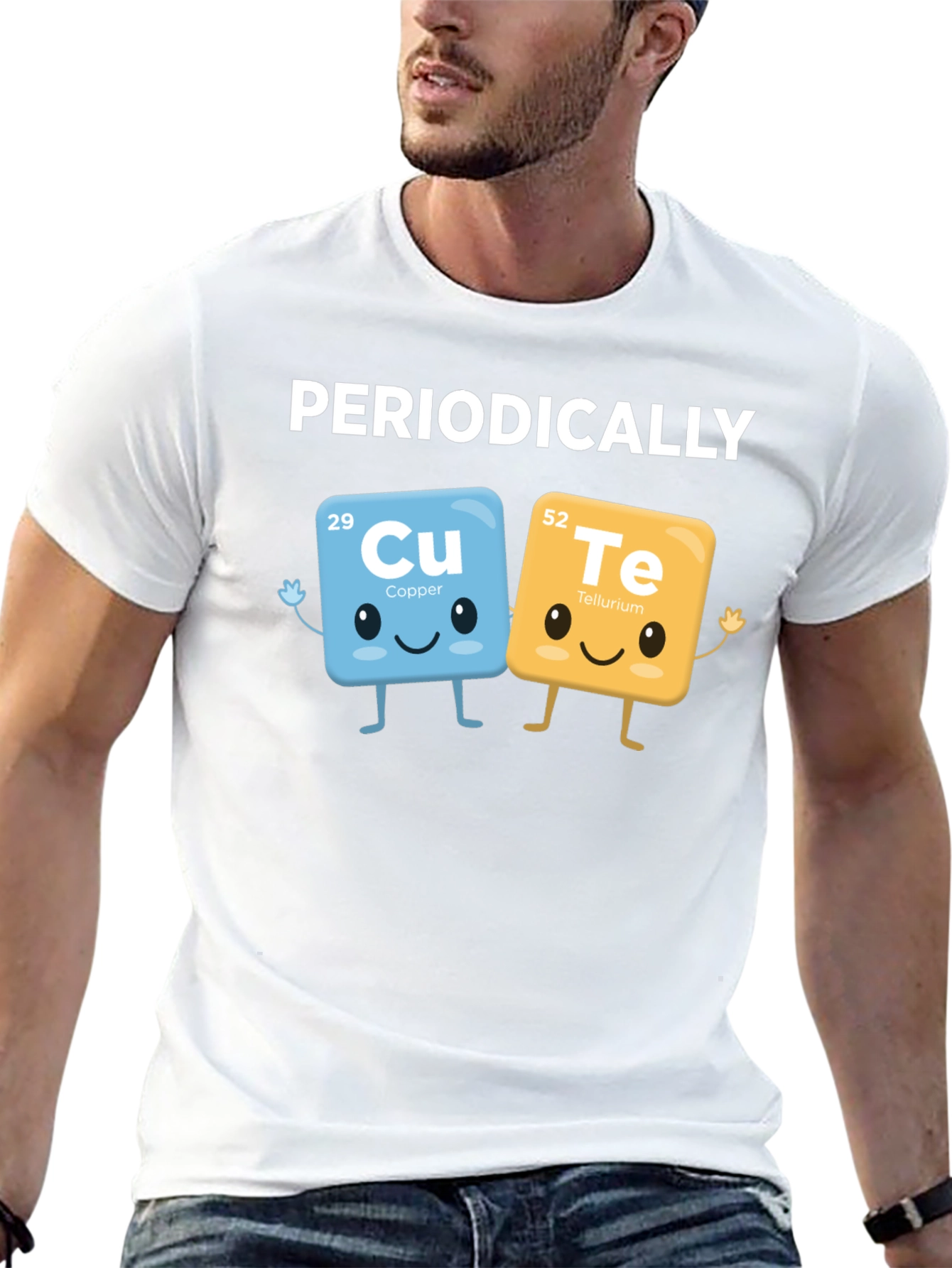 Funny Chemistry T-Shirt - Periodically Copper & Tellurium Tee