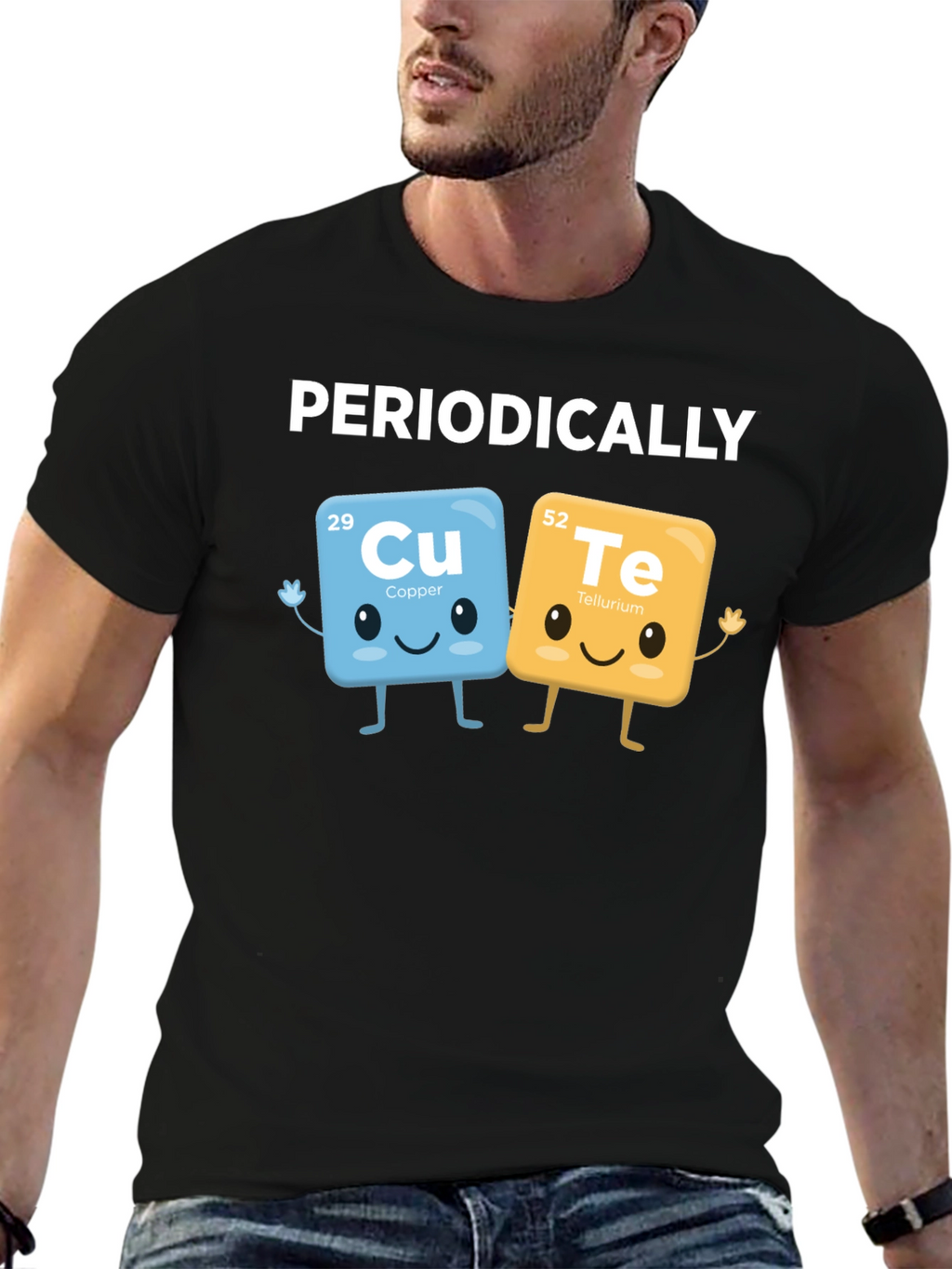 Funny Chemistry T-Shirt - Periodically Copper & Tellurium Tee