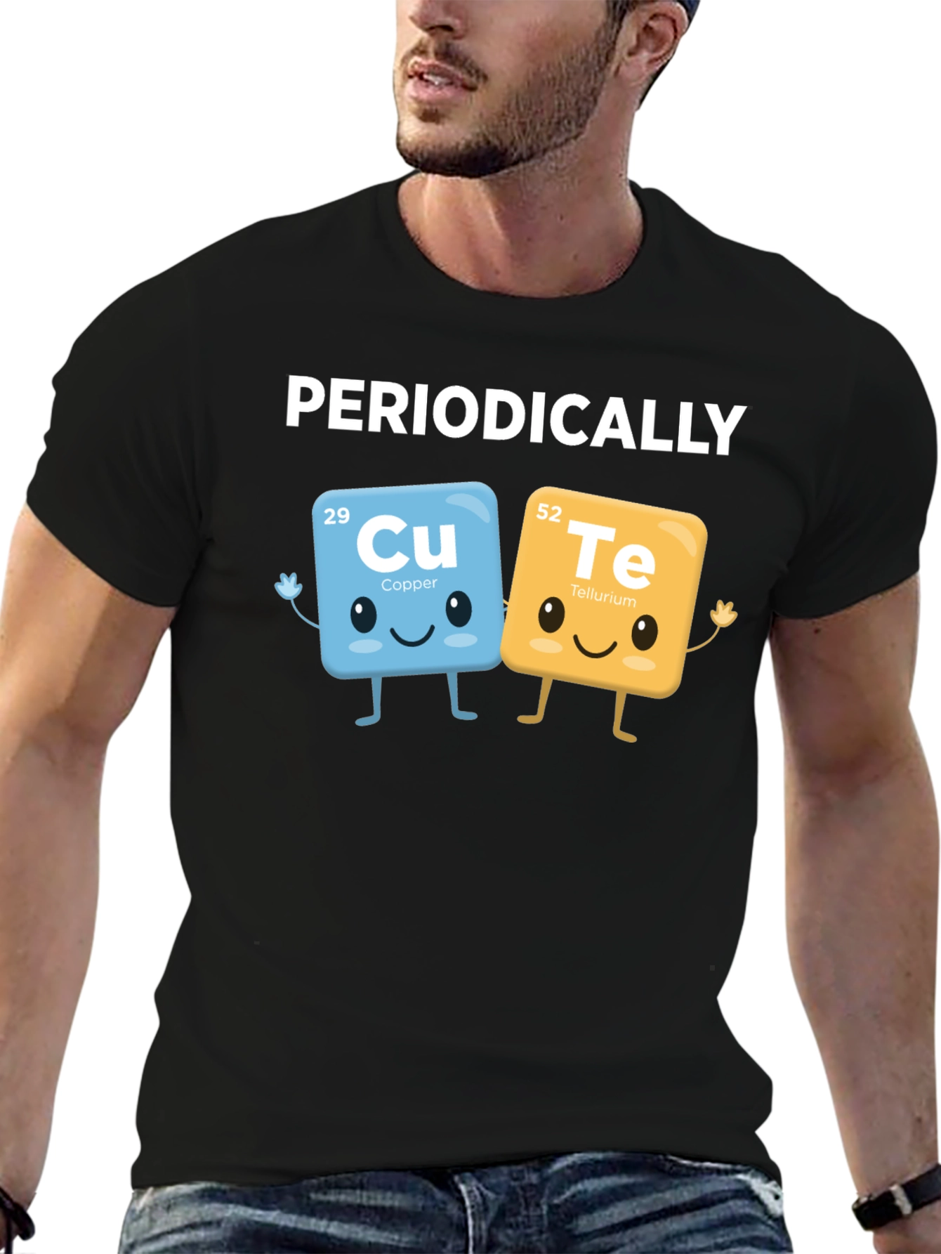 Funny Chemistry T-Shirt - Periodically Copper & Tellurium Tee