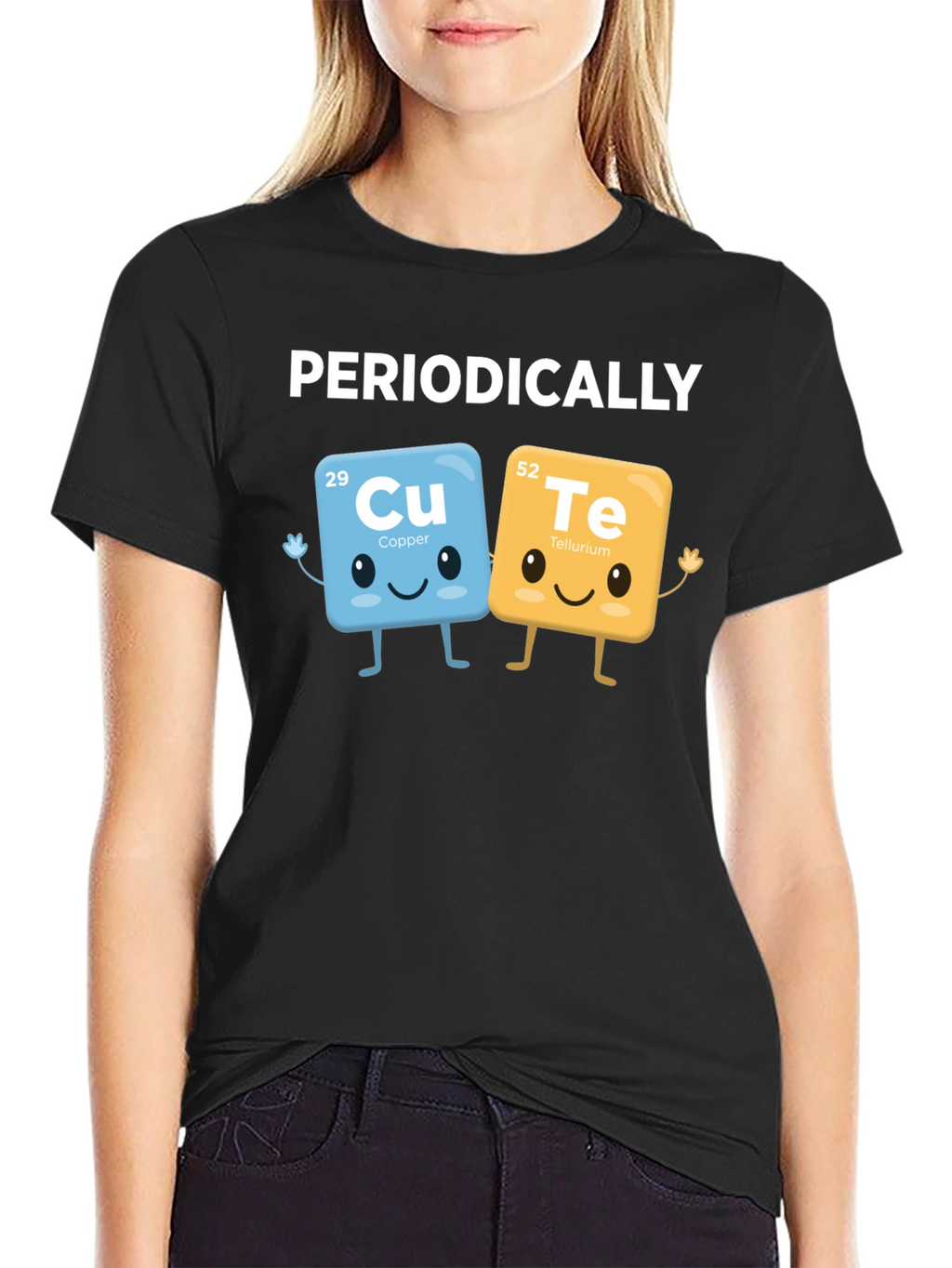 Funny Chemistry T-Shirt - Periodically Copper & Tellurium Tee
