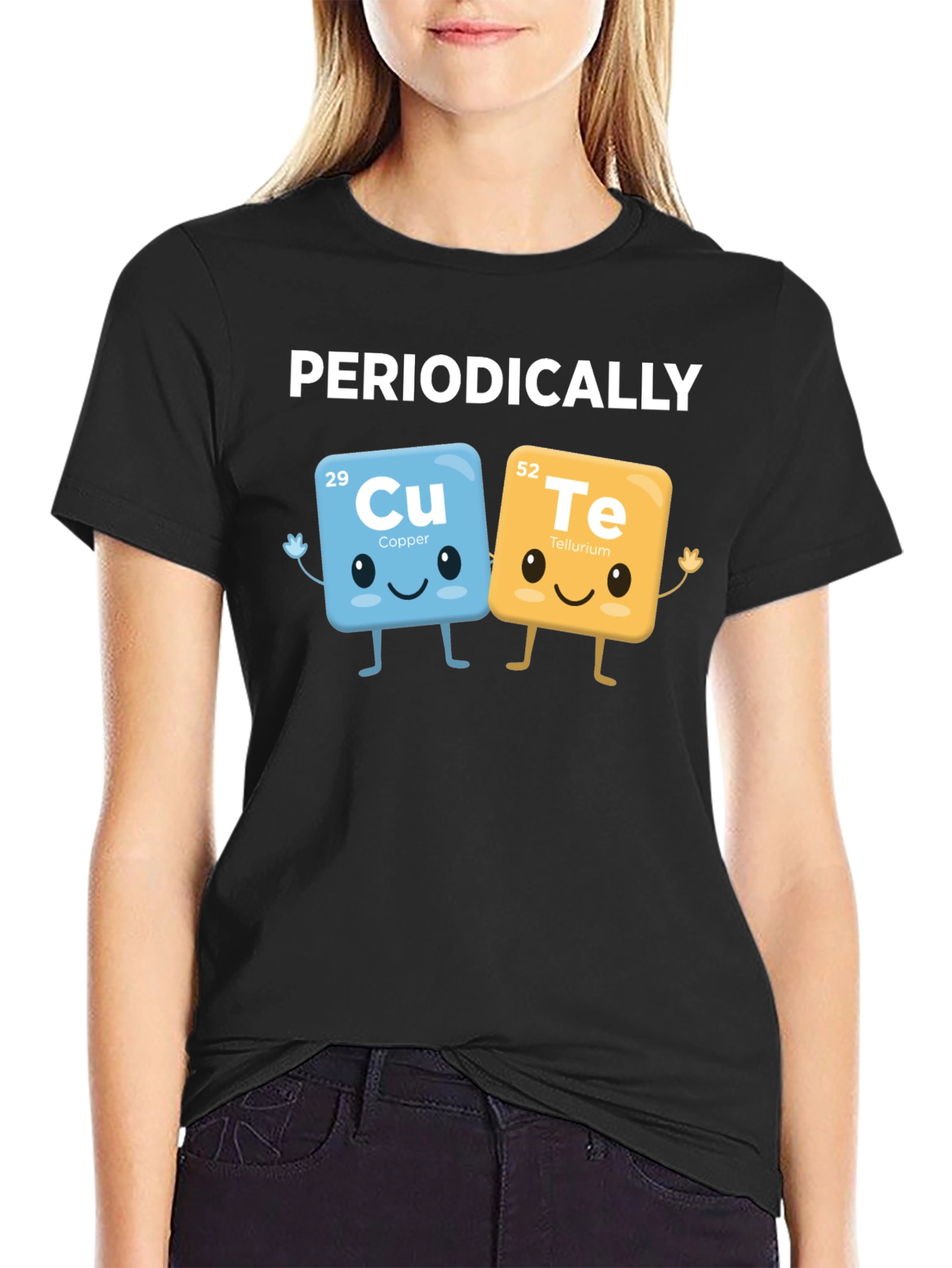 Funny Chemistry T-Shirt - Periodically Copper & Tellurium Tee