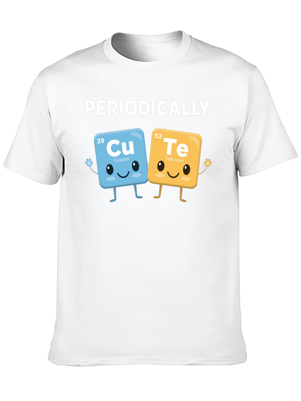 Funny Chemistry T-Shirt - Periodically Copper & Tellurium Tee