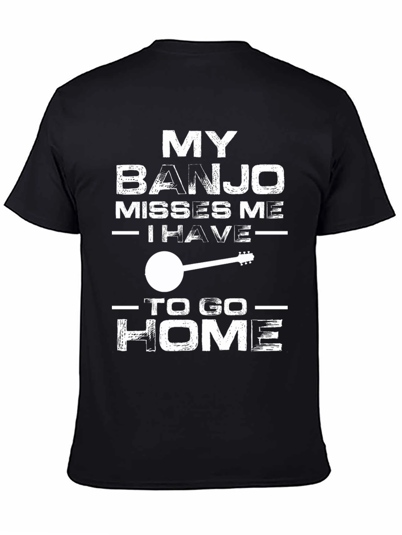My Banjo Misses Me T-Shirt - Music Lover Tee