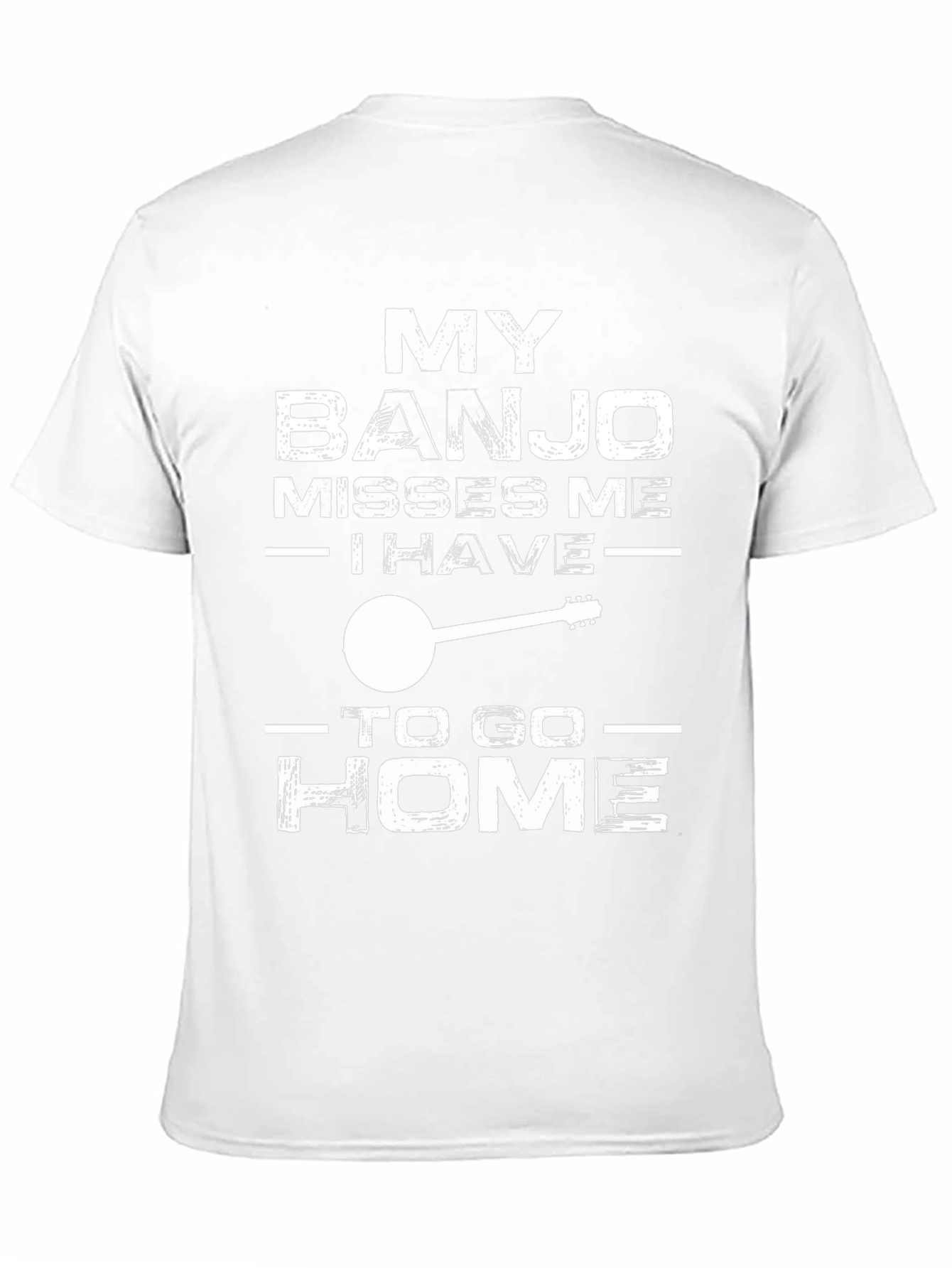 My Banjo Misses Me T-Shirt - Music Lover Tee