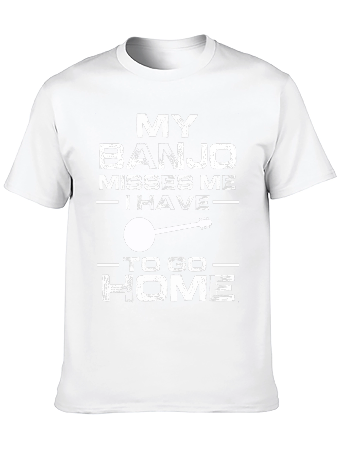 My Banjo Misses Me T-Shirt - Music Lover Tee