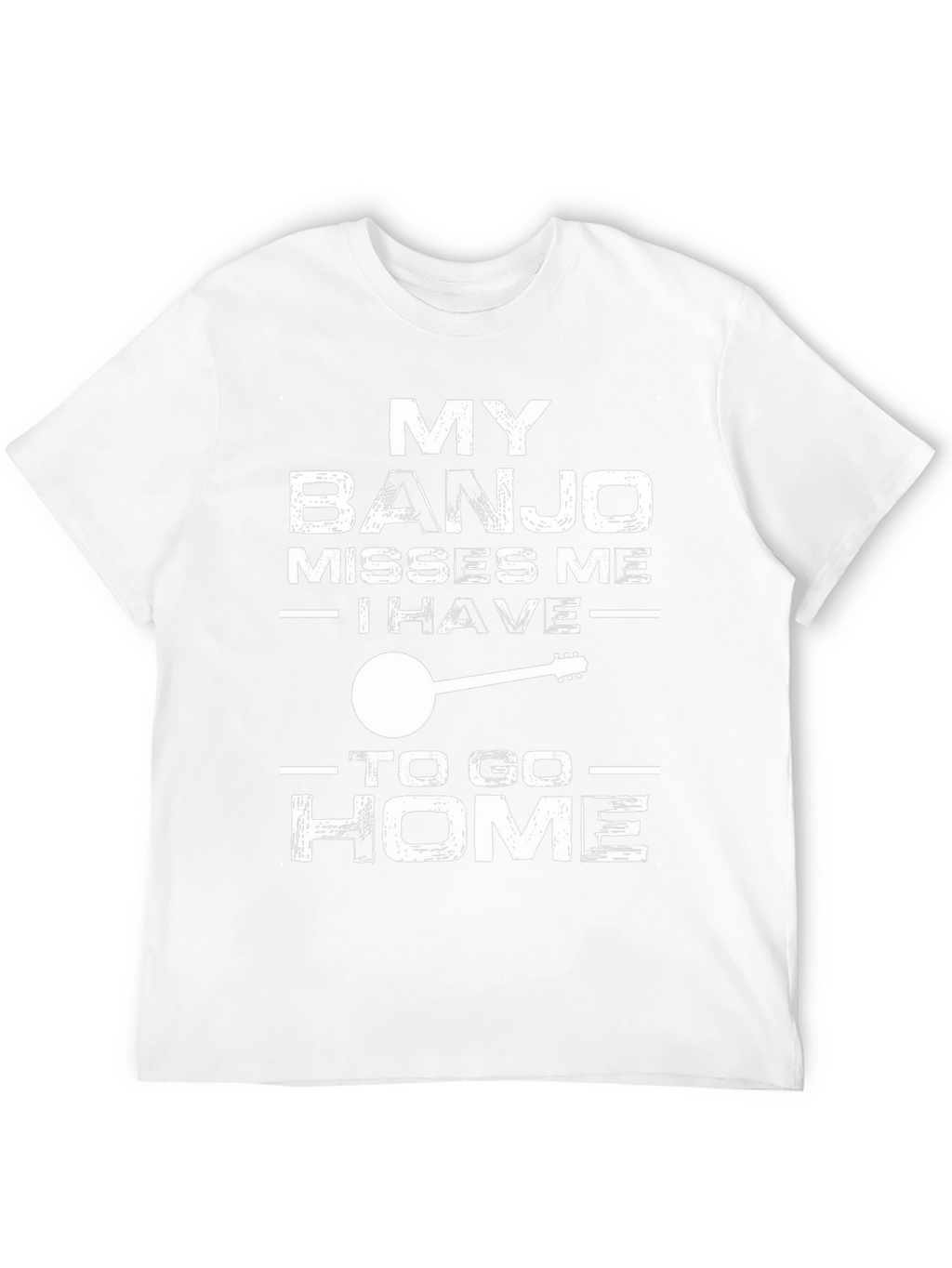 My Banjo Misses Me T-Shirt - Music Lover Tee