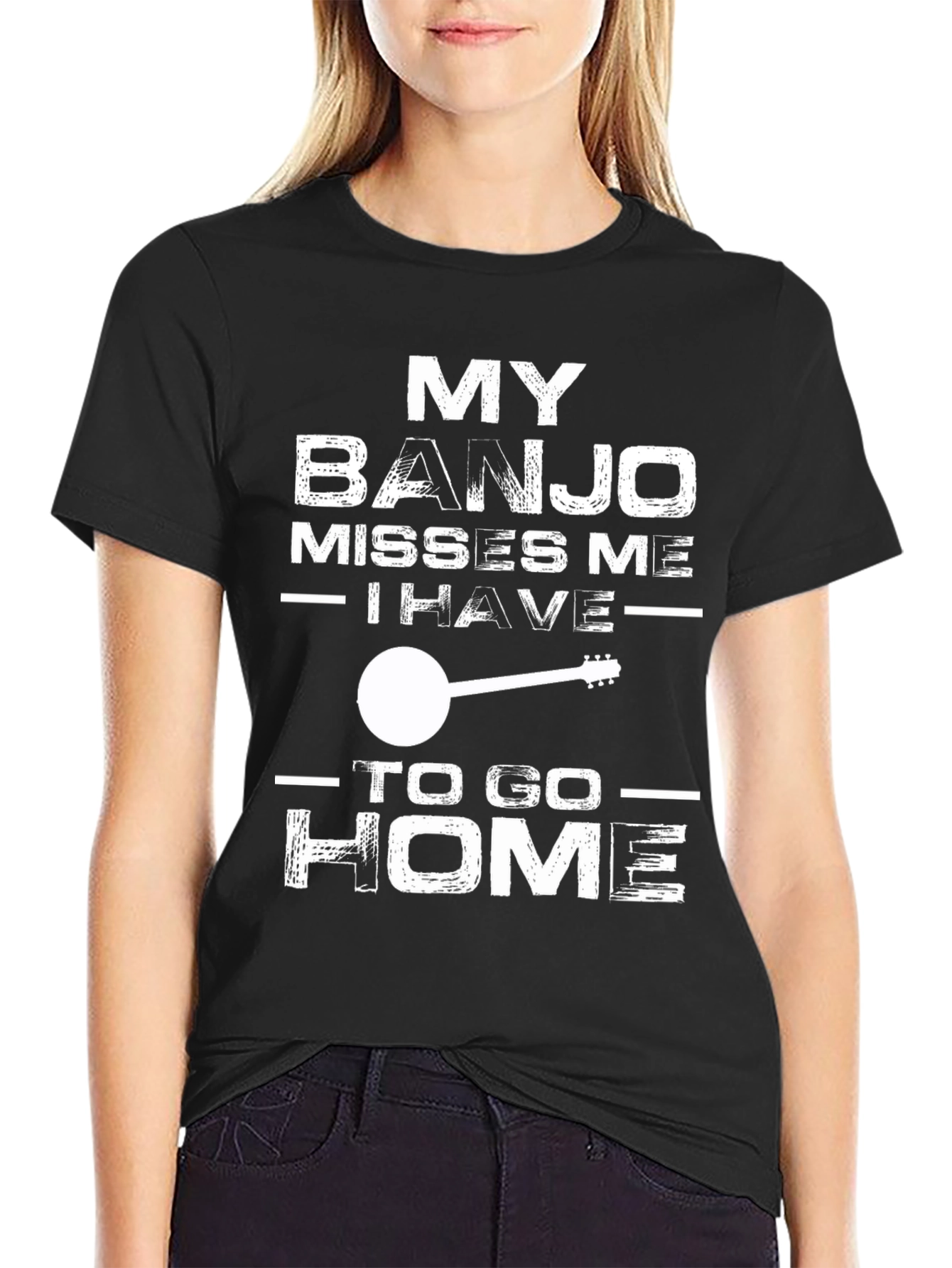 My Banjo Misses Me T-Shirt - Music Lover Tee
