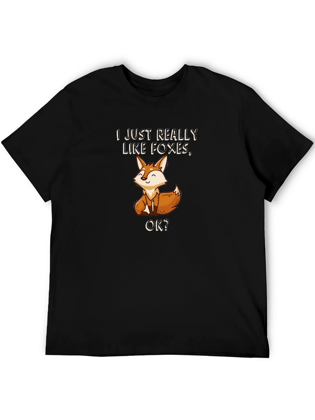Fox Lover T-Shirt - Cute Cartoon Fox Design