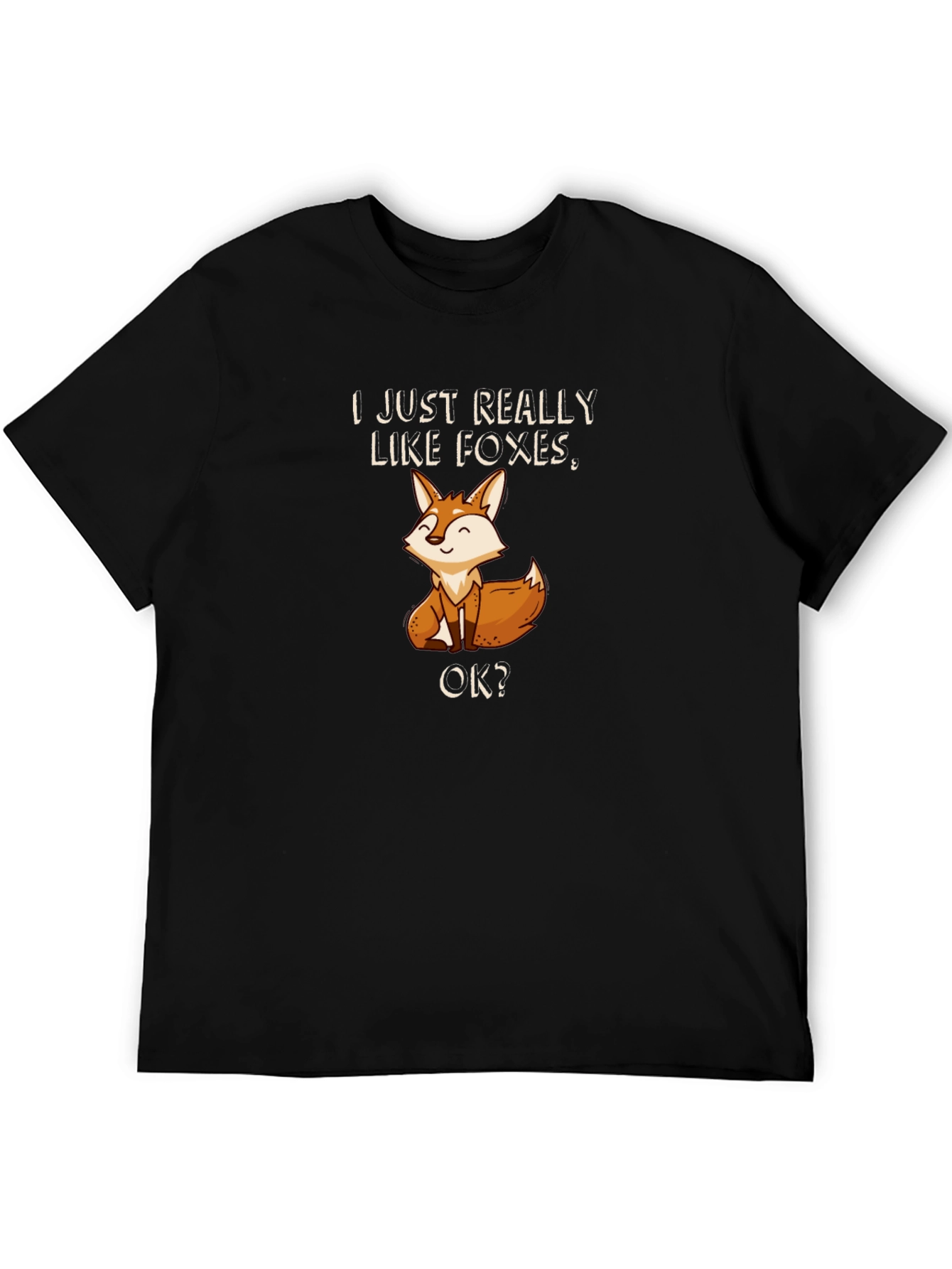 Fox Lover T-Shirt - Cute Cartoon Fox Design