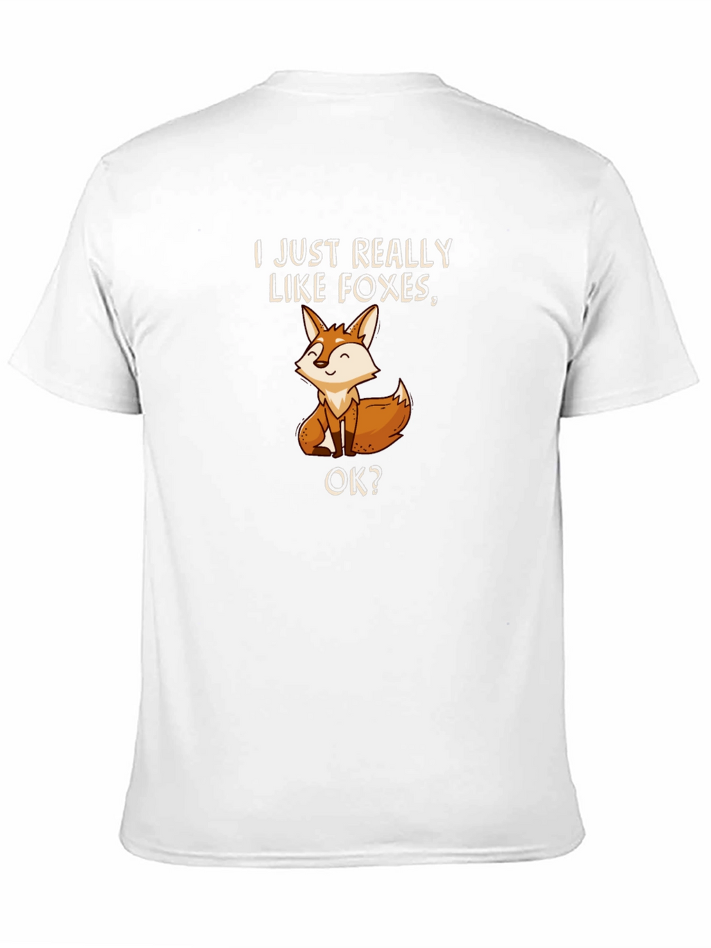Fox Lover T-Shirt - Cute Cartoon Fox Design