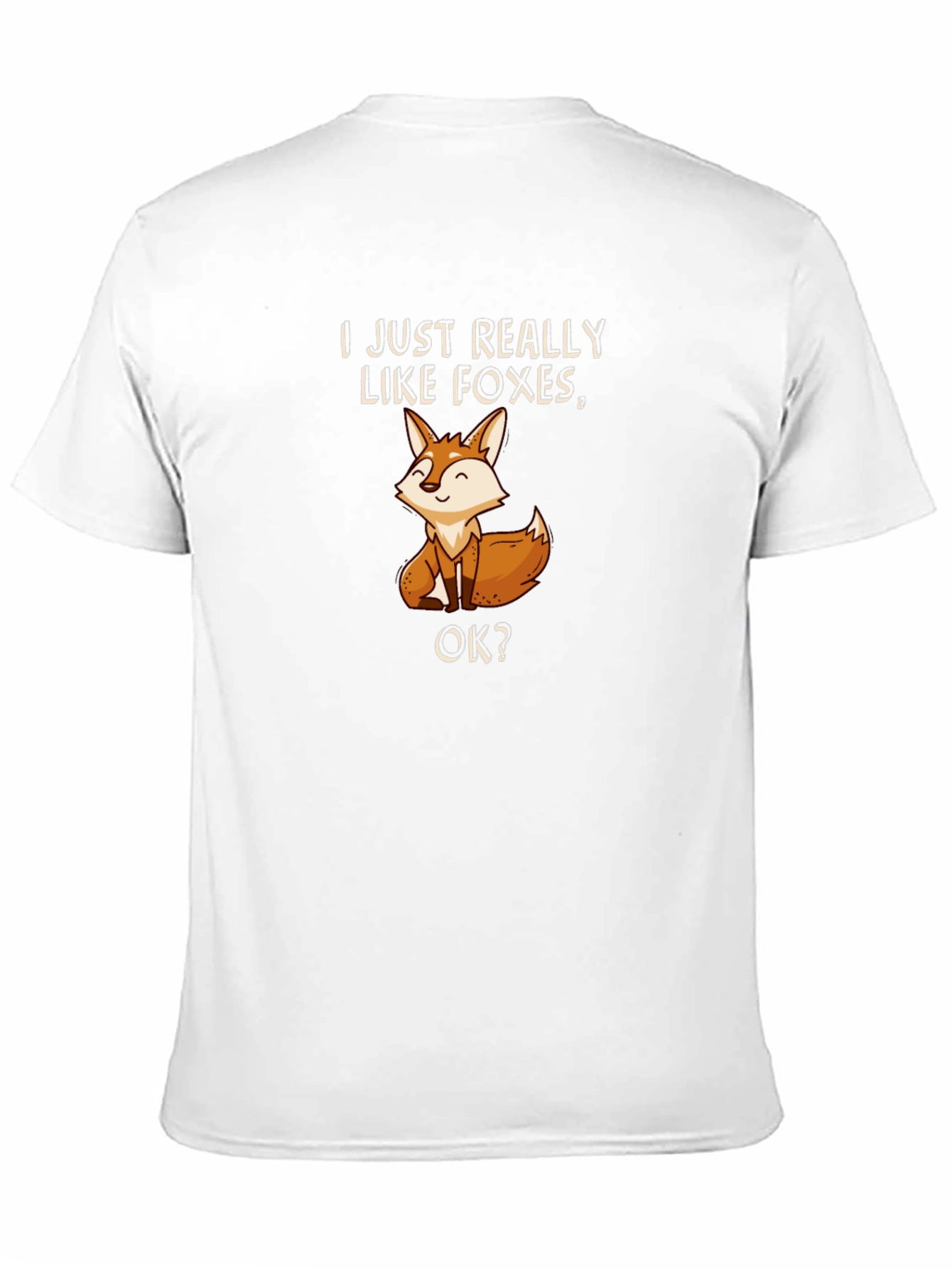 Fox Lover T-Shirt - Cute Cartoon Fox Design