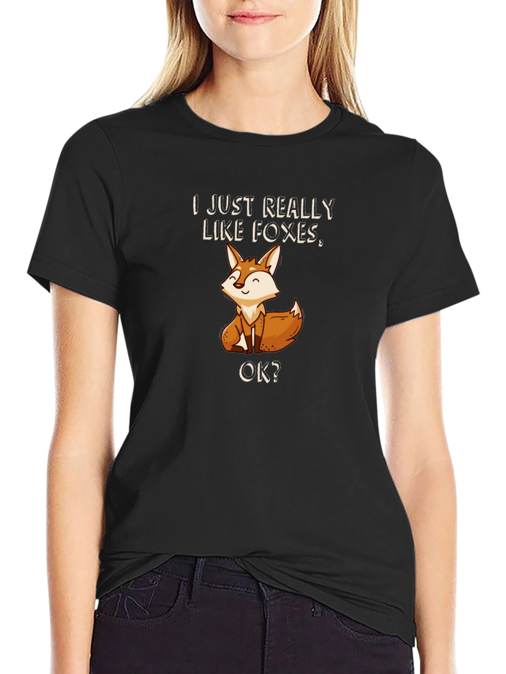 Fox Lover T-Shirt - Cute Cartoon Fox Design