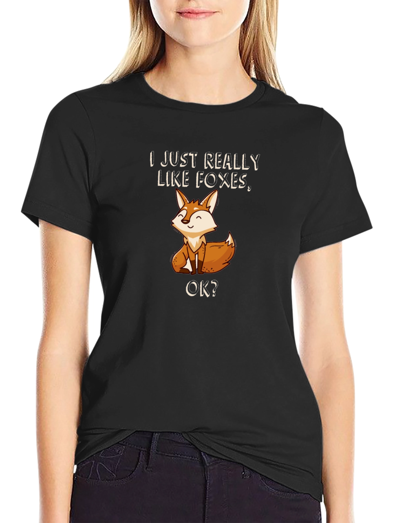 Fox Lover T-Shirt - Cute Cartoon Fox Design