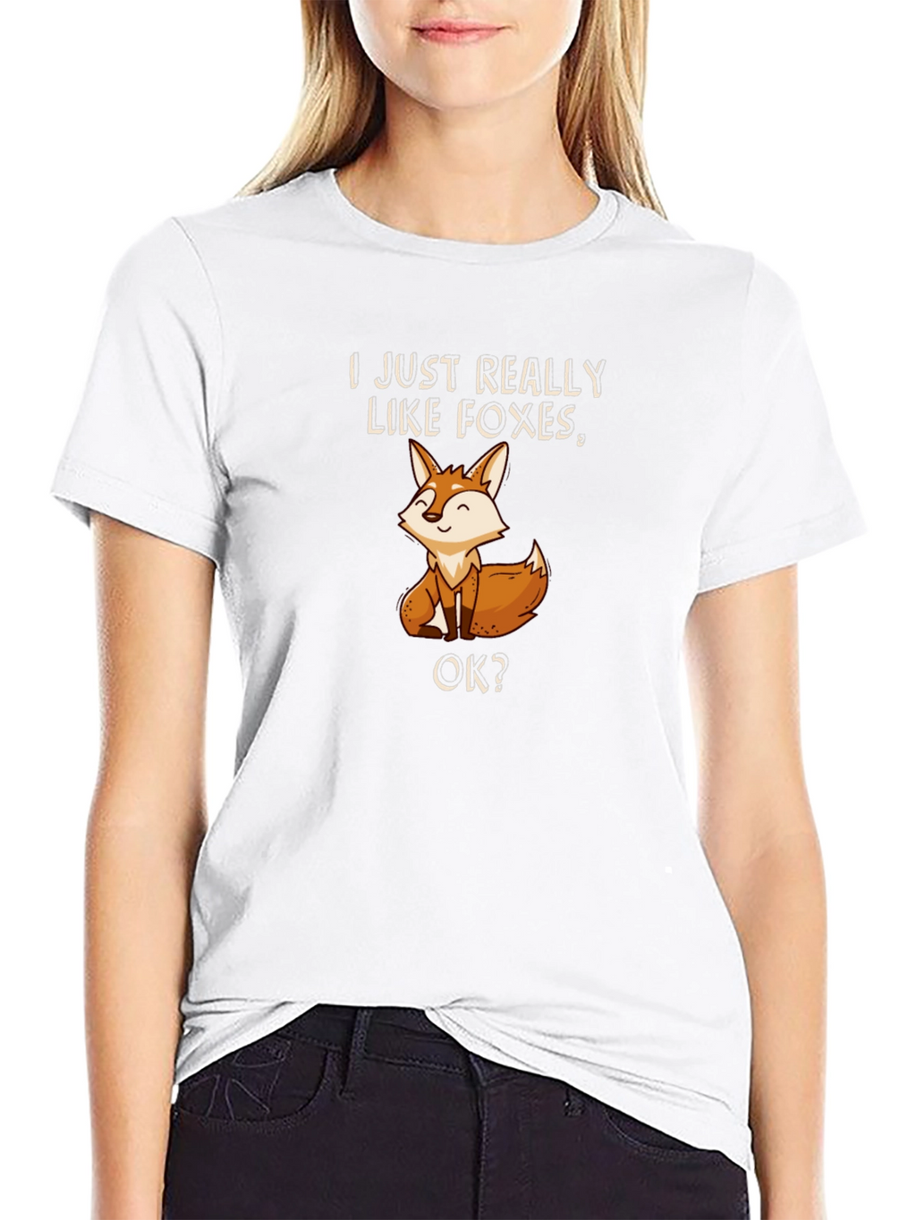 Fox Lover T-Shirt - Cute Cartoon Fox Design
