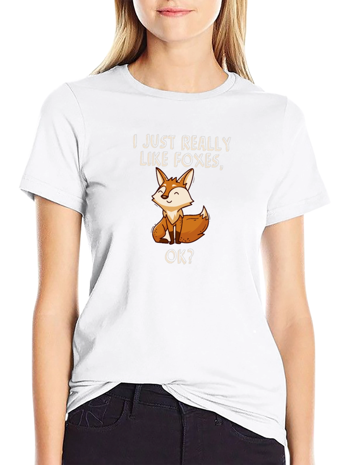Fox Lover T-Shirt - Cute Cartoon Fox Design