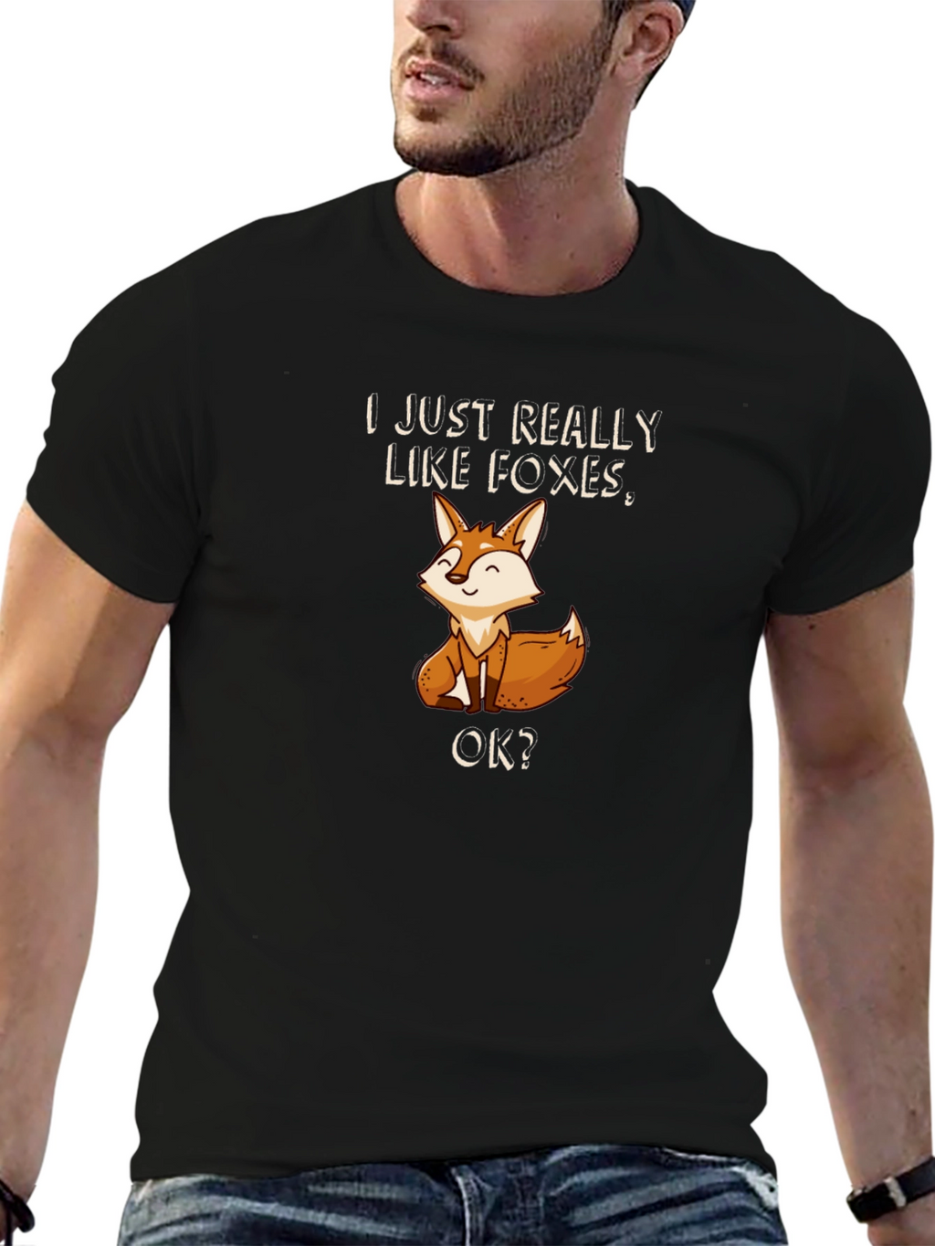 Fox Lover T-Shirt - Cute Cartoon Fox Design