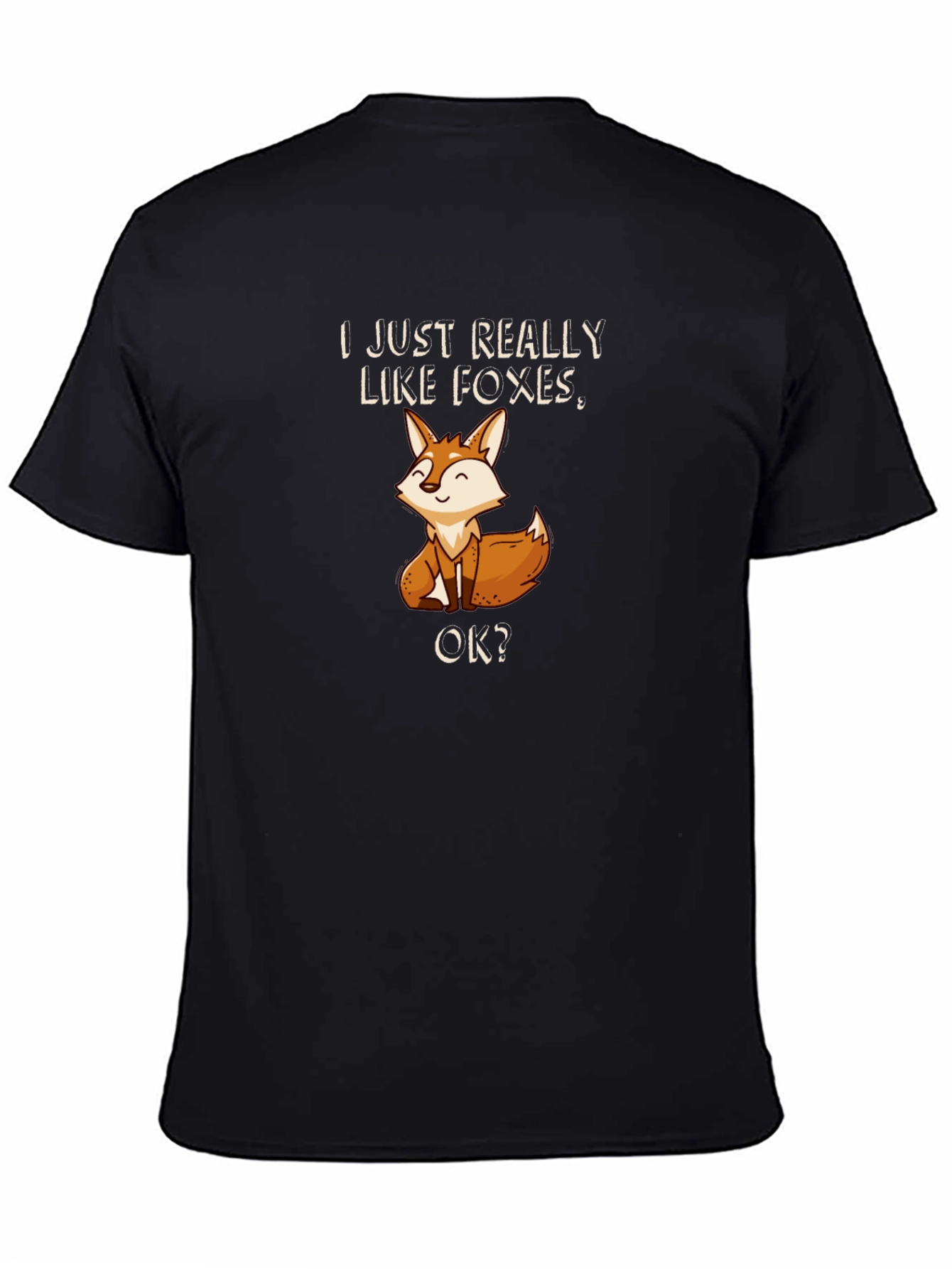 Fox Lover T-Shirt - Cute Cartoon Fox Design
