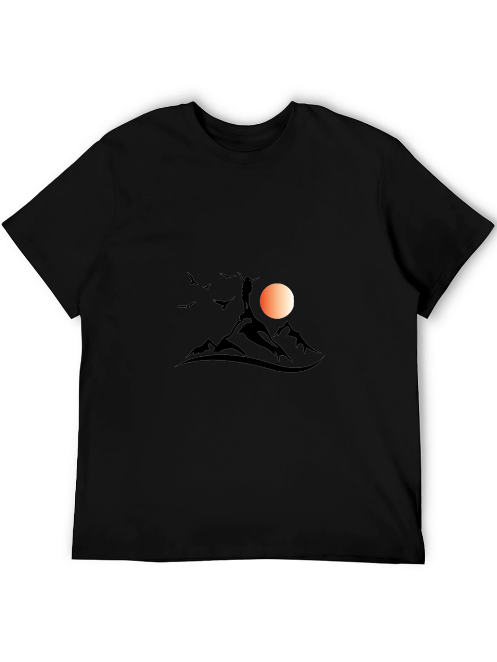 Mountain Sunset Graphic Tee - Adventure Ready!