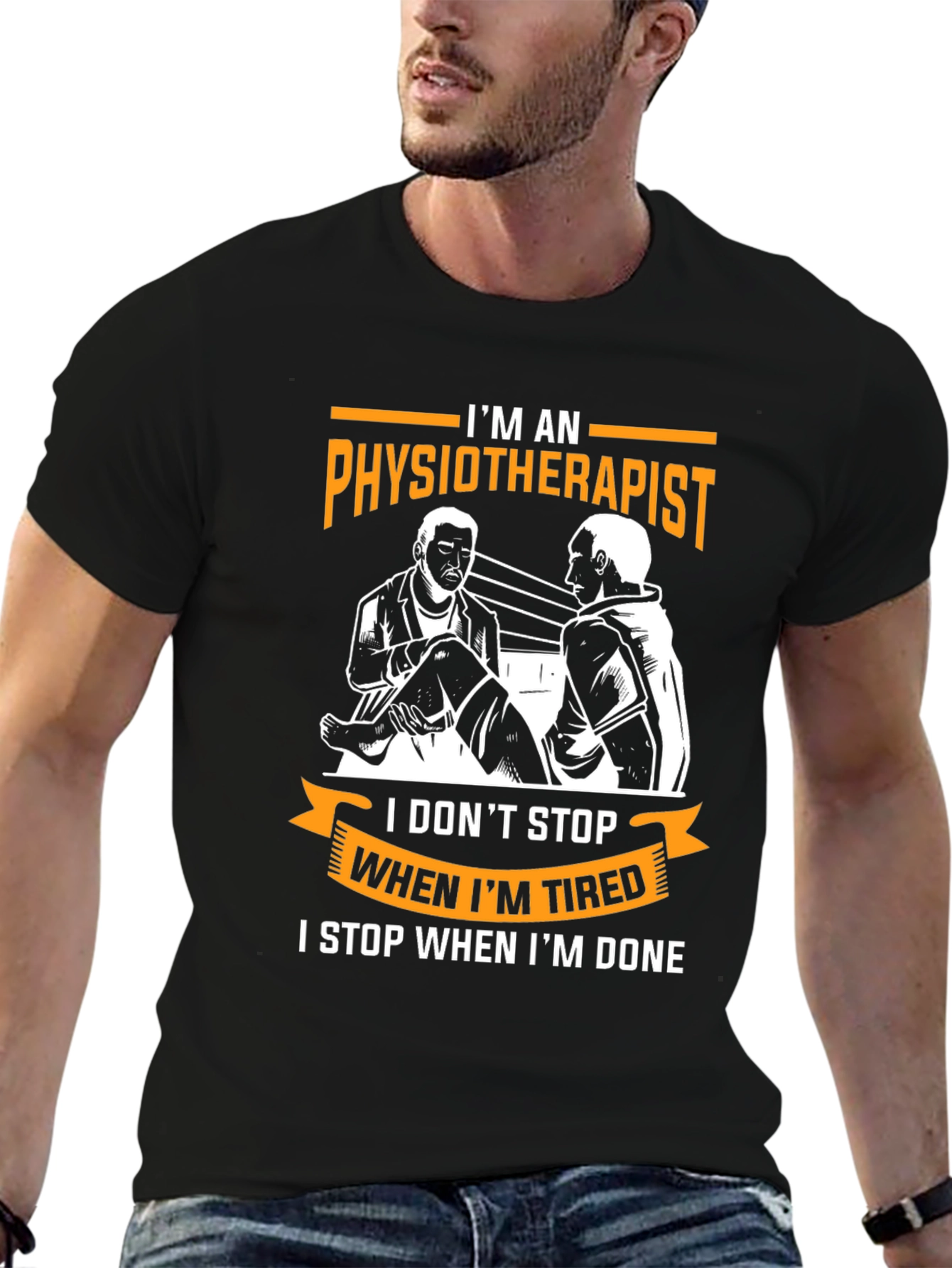 Physiotherapist Graphic T-Shirt - When Im Done!