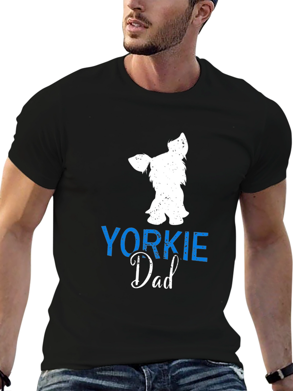 Yorkie Dad T-Shirt - Dog Lover Gift
