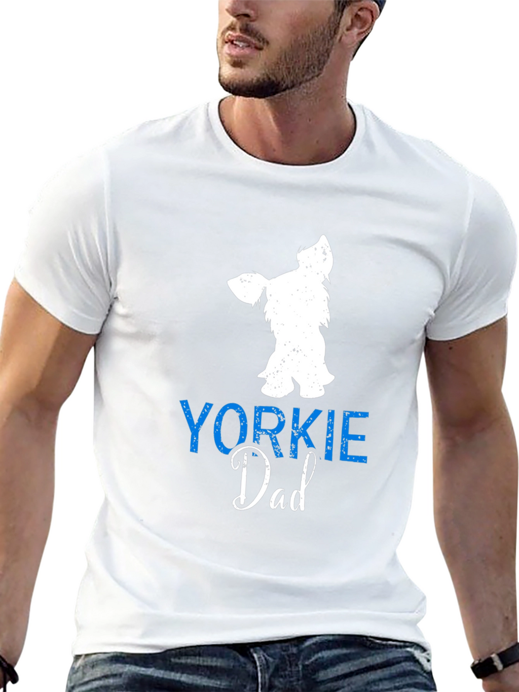 Yorkie Dad T-Shirt - Dog Lover Gift