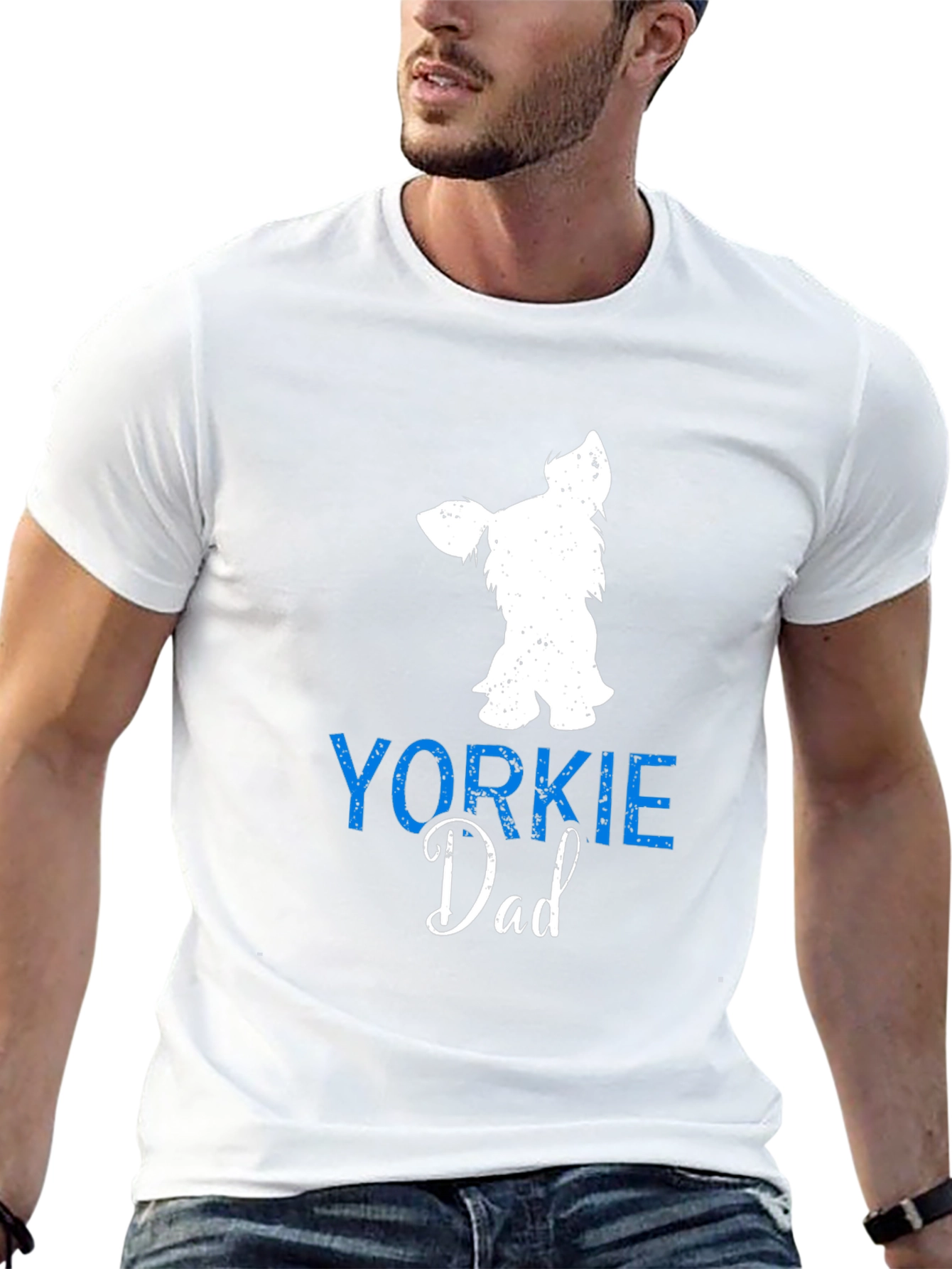 Yorkie Dad T-Shirt - Dog Lover Gift