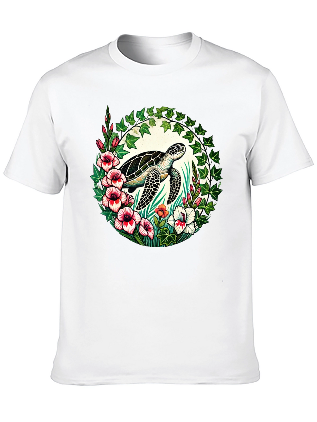 Turtle Floral T-Shirt