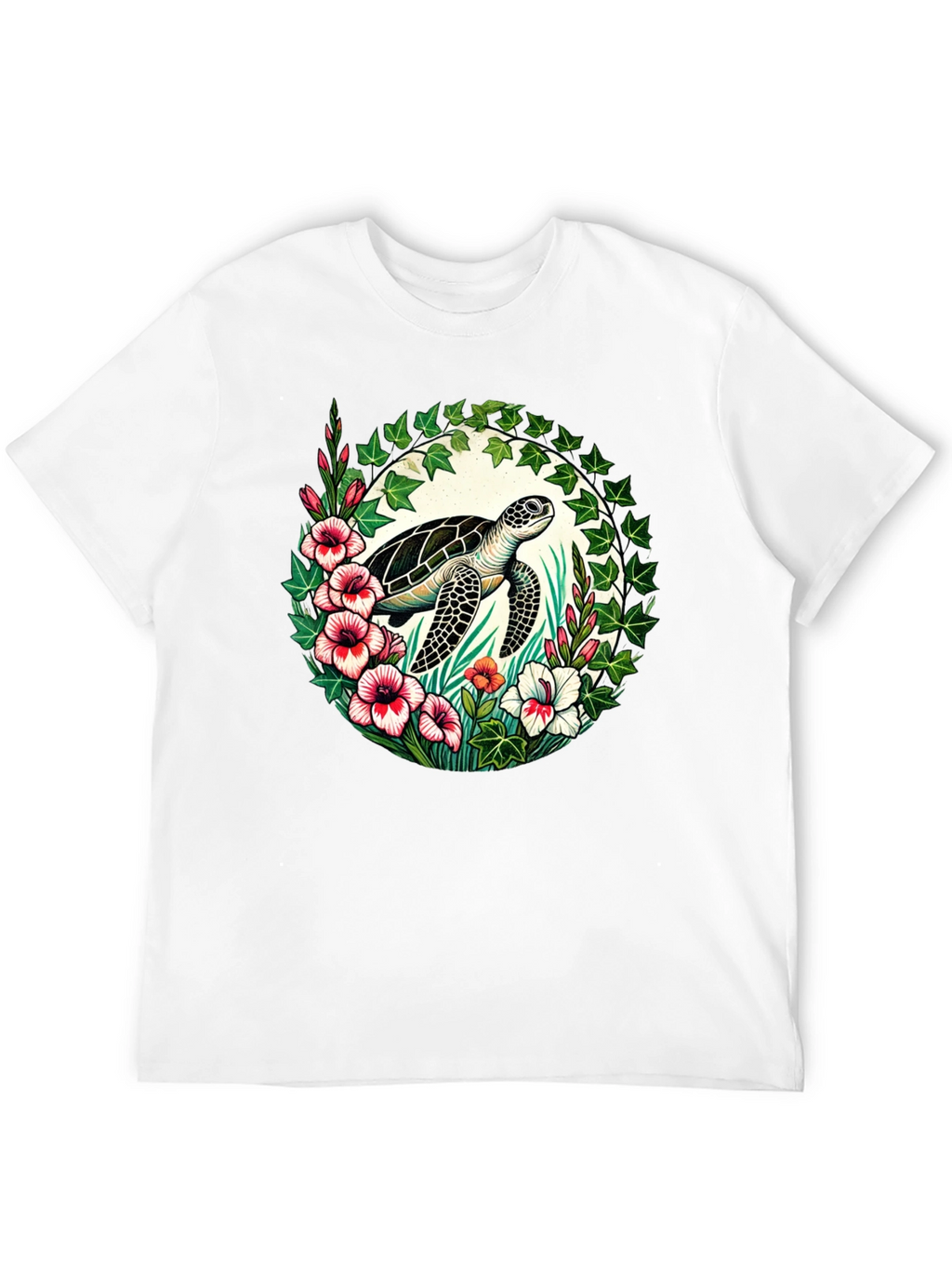 Turtle Floral T-Shirt