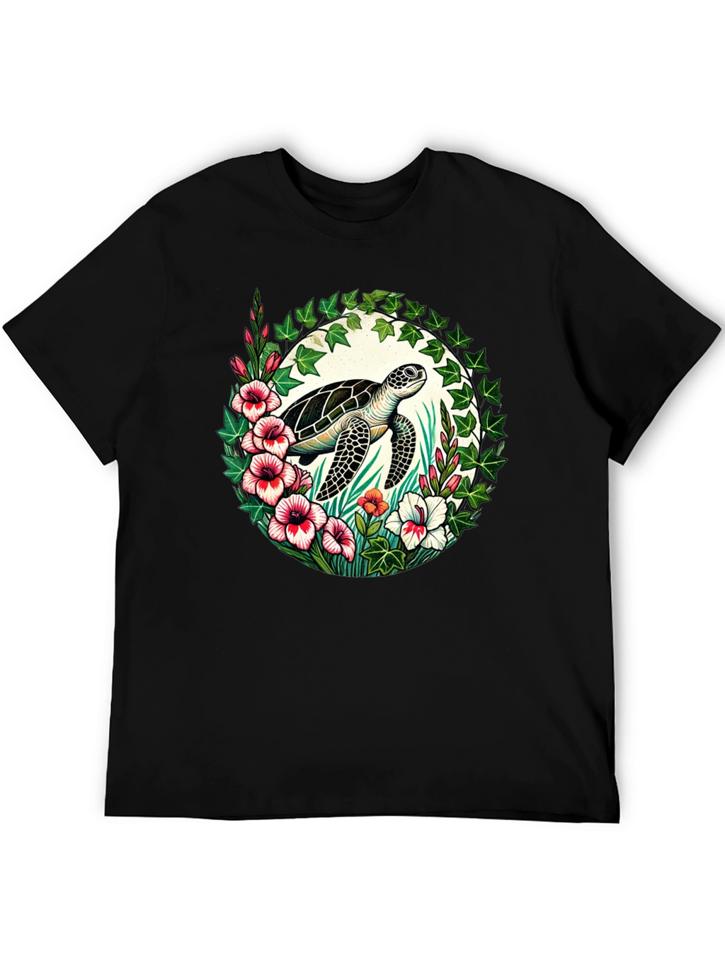 Turtle Floral T-Shirt