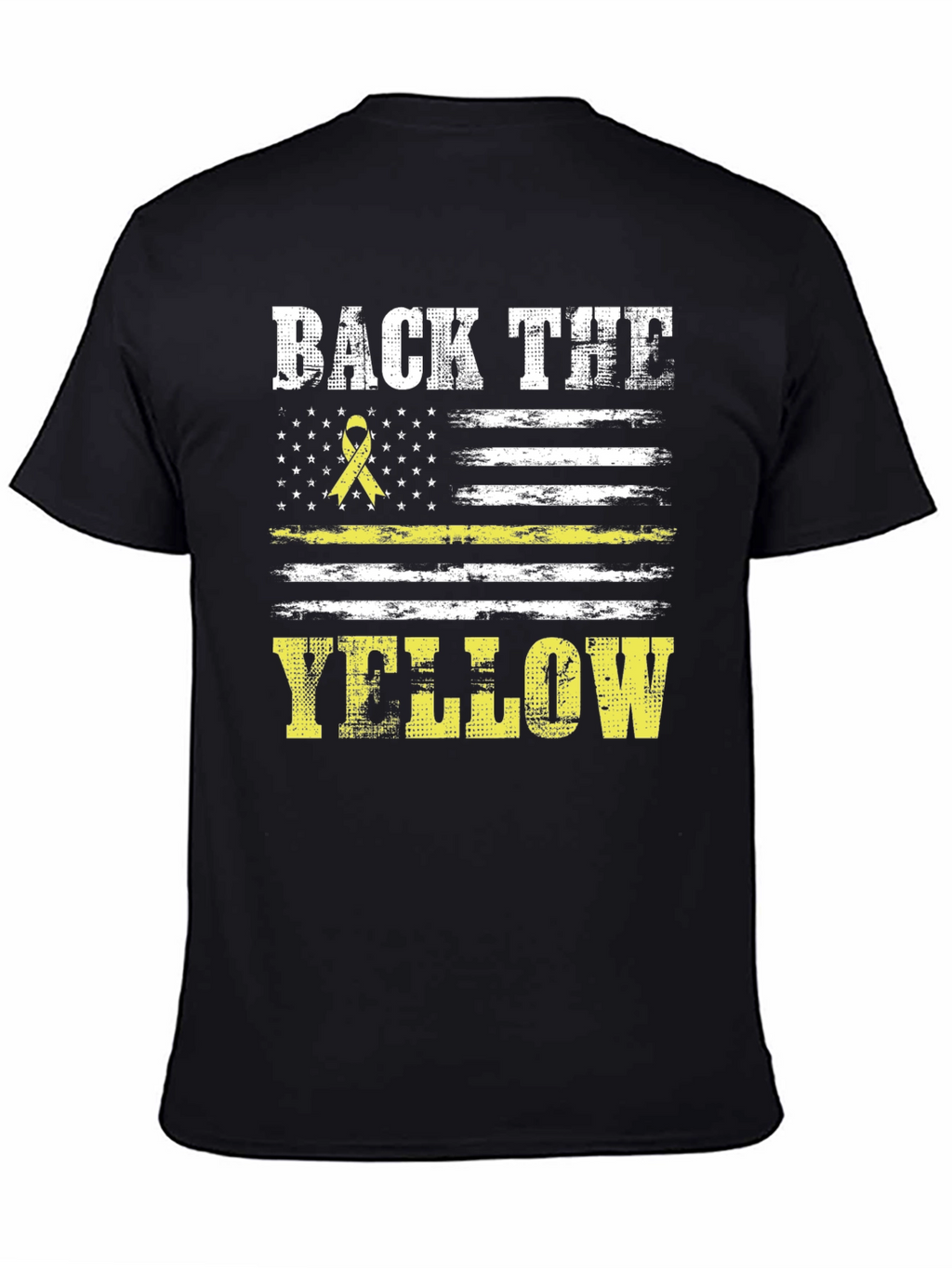 Back the Yellow T-Shirt - Support Our Heroes