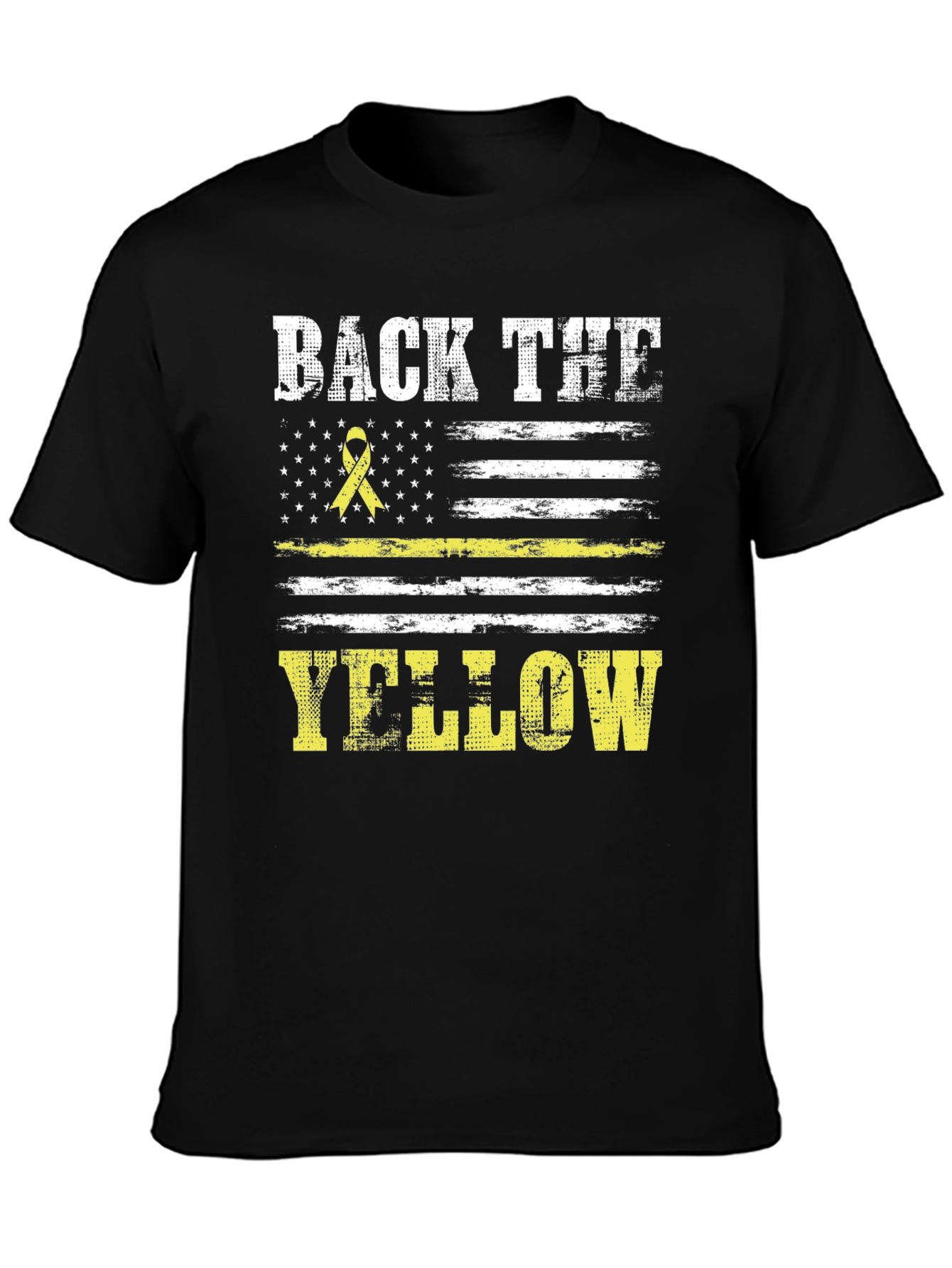 Back the Yellow T-Shirt - Support Our Heroes