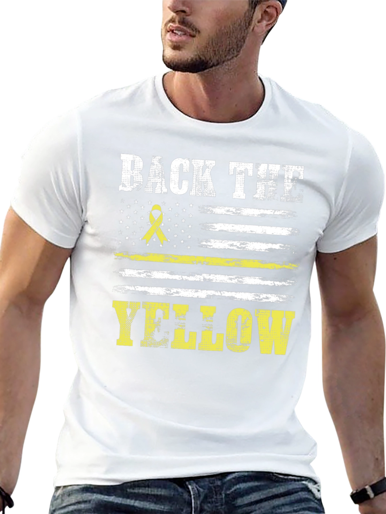 Back the Yellow T-Shirt - Support Our Heroes