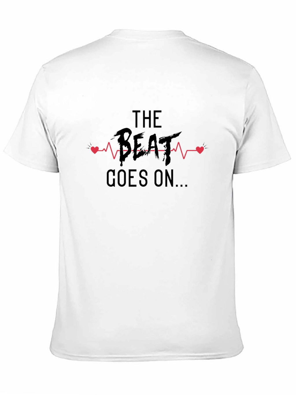 The Beat Goes On Graphic Tee - Black