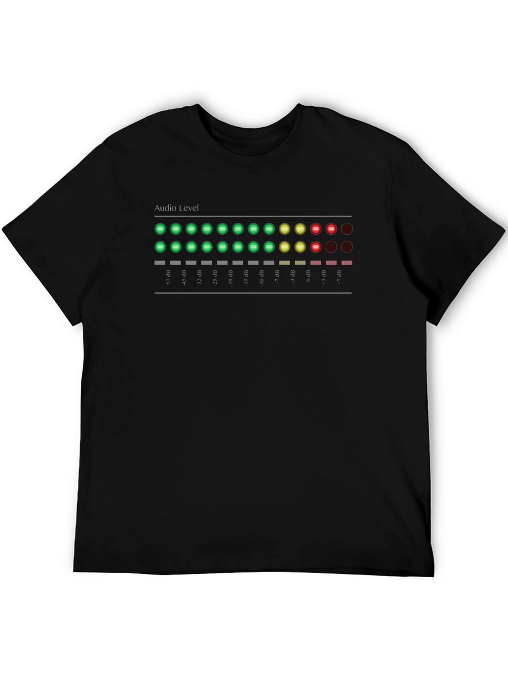 Audio Level T-Shirt - Black Graphic Tee
