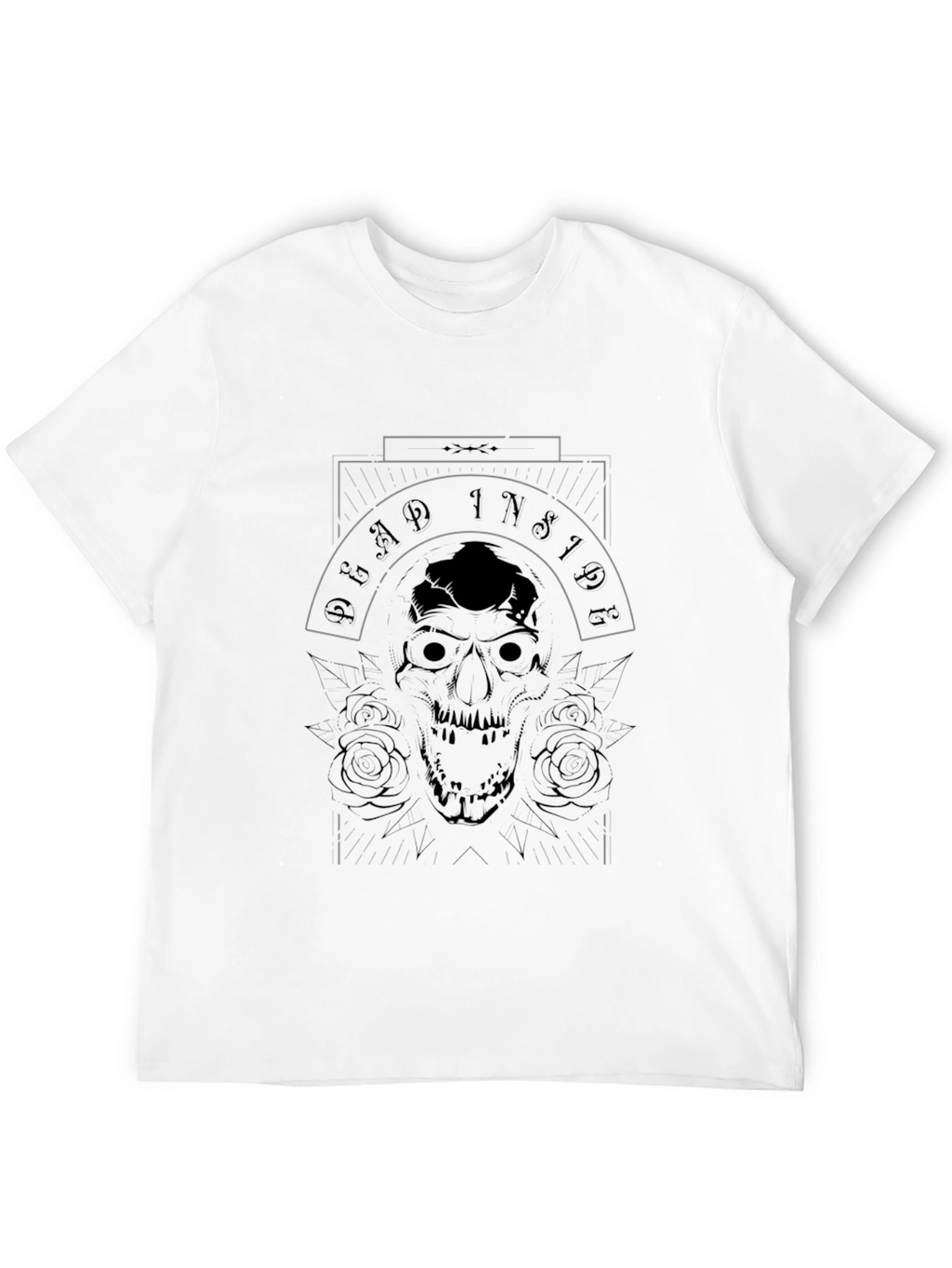Dead Inside Graphic Print T-Shirt