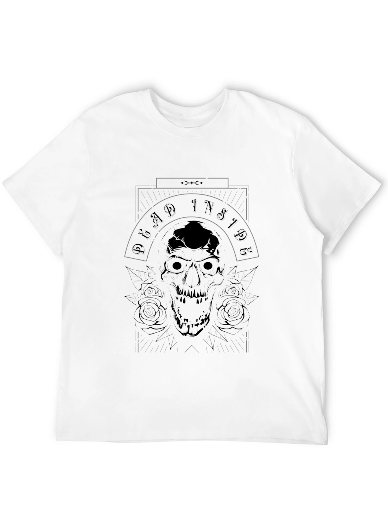 Dead Inside Graphic Print T-Shirt