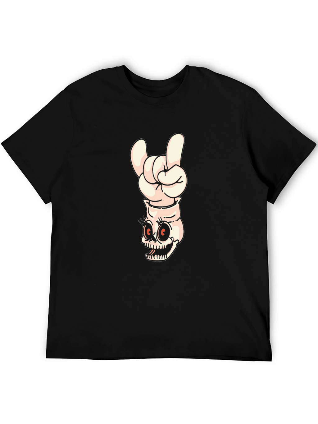 Rock On Skeleton Graphic Tee