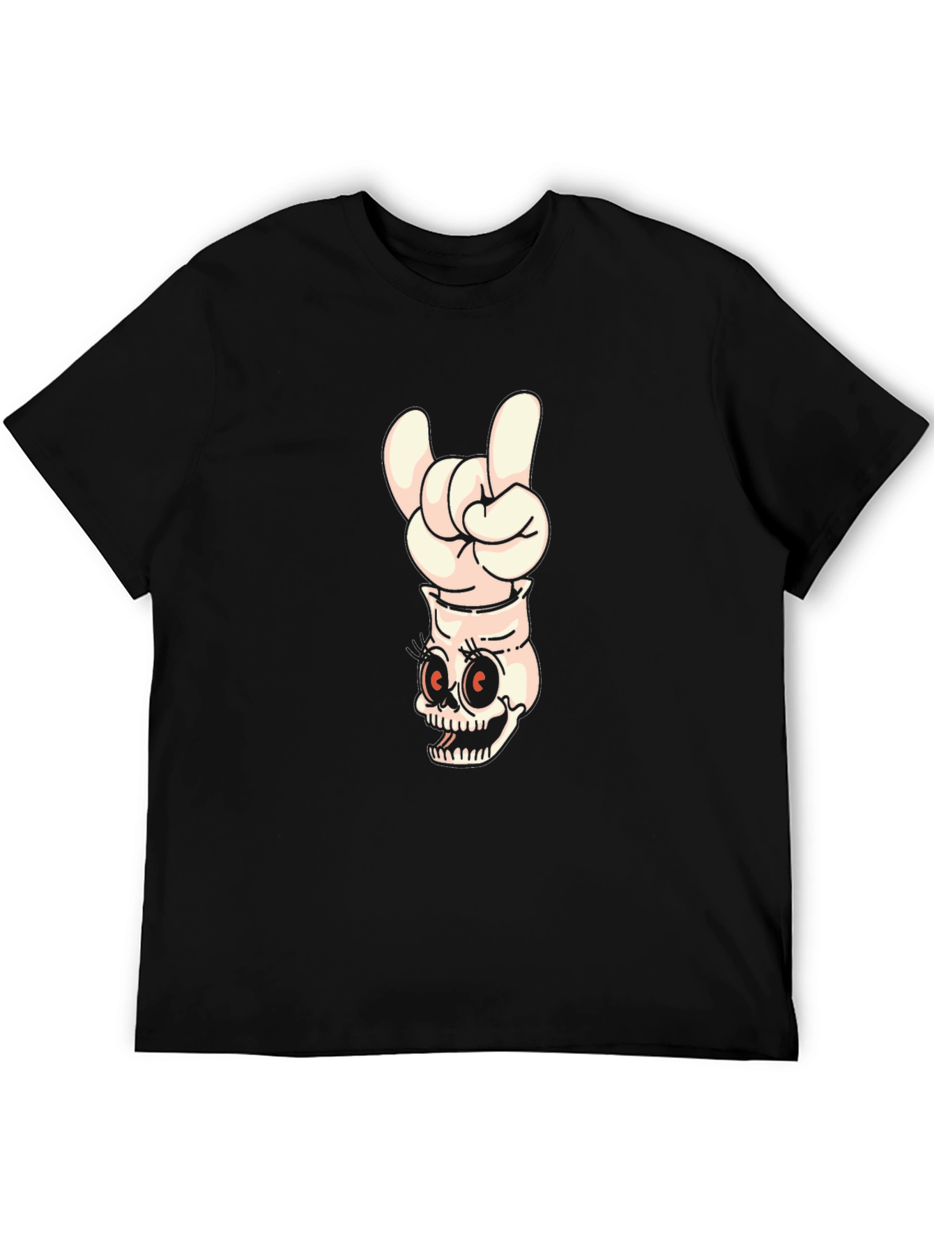 Rock On Skeleton Graphic Tee