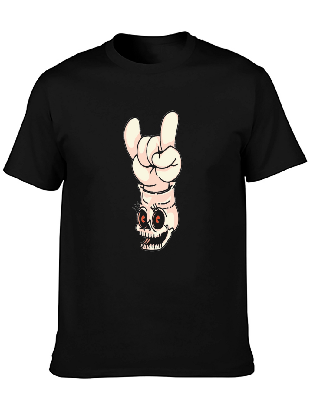 Rock On Skeleton Graphic Tee