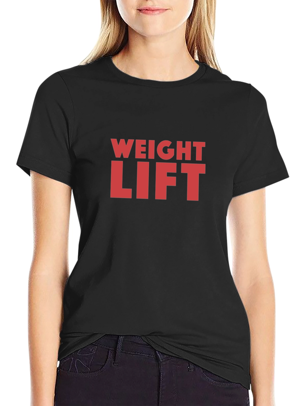 Weight Lift Graphic Tee - Black
