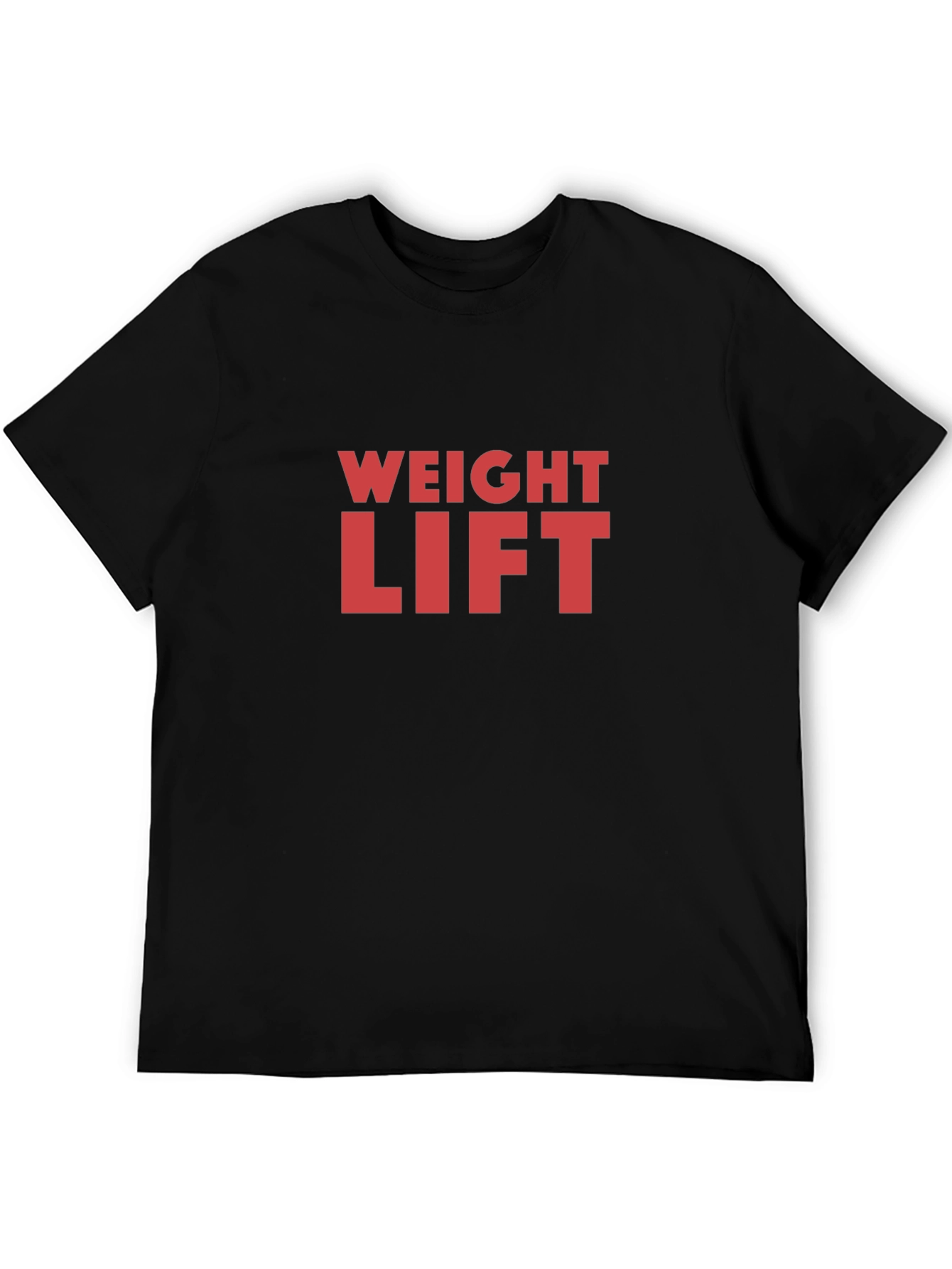 Weight Lift Graphic Tee - Black
