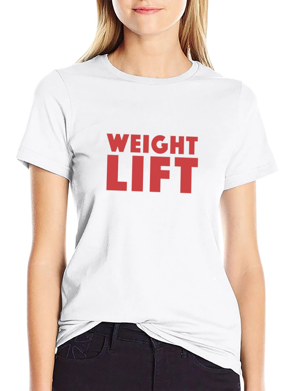 Weight Lift Graphic Tee - Black