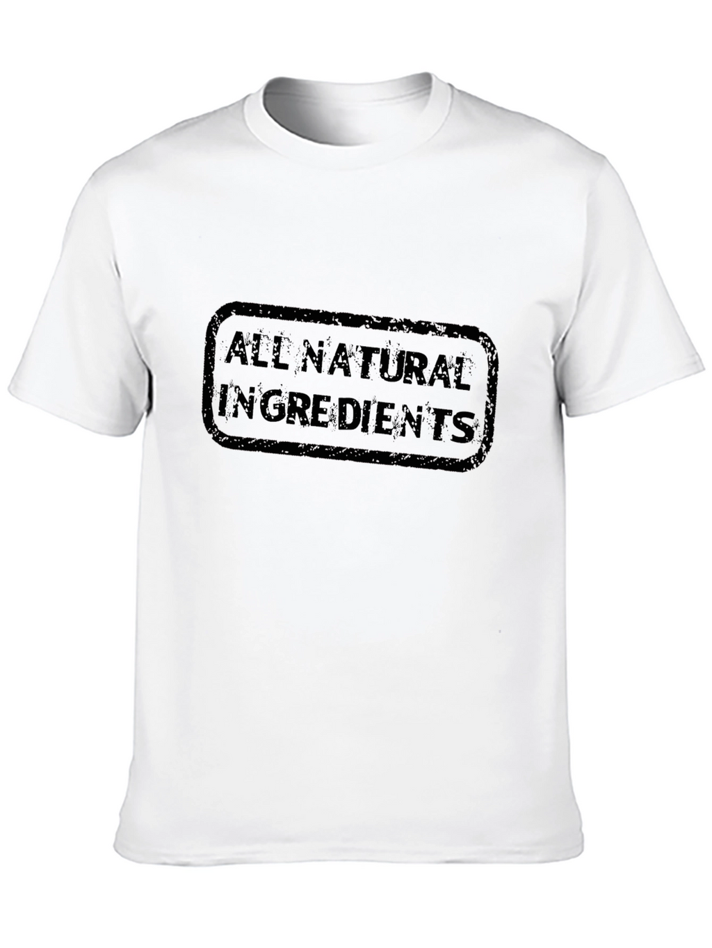 All Natural Ingredients Black T-Shirt