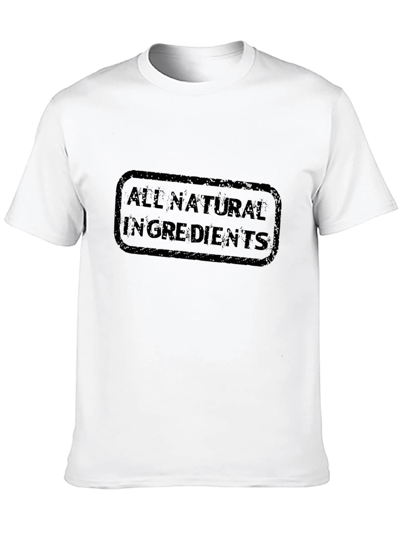All Natural Ingredients Black T-Shirt