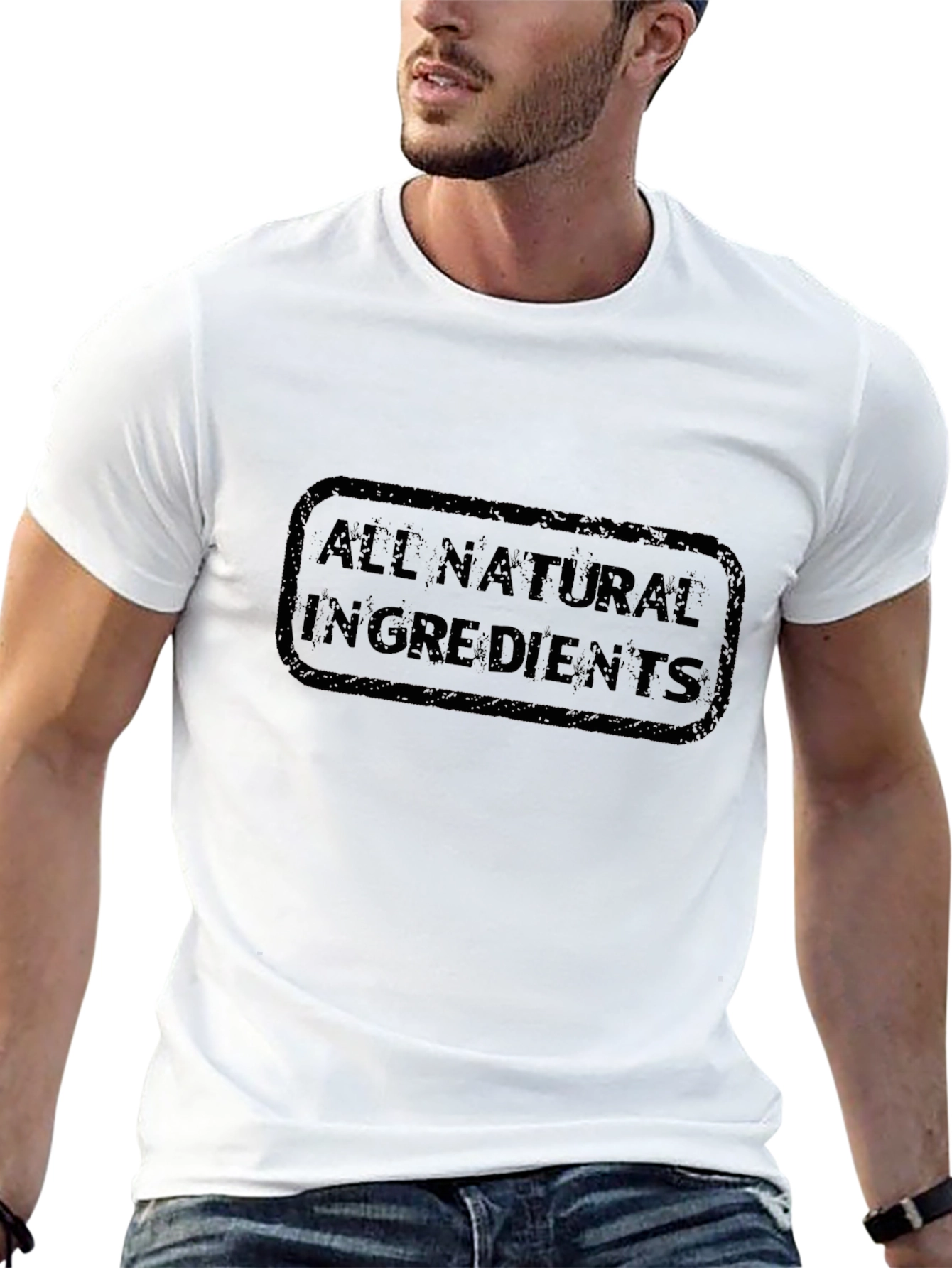 All Natural Ingredients Black T-Shirt